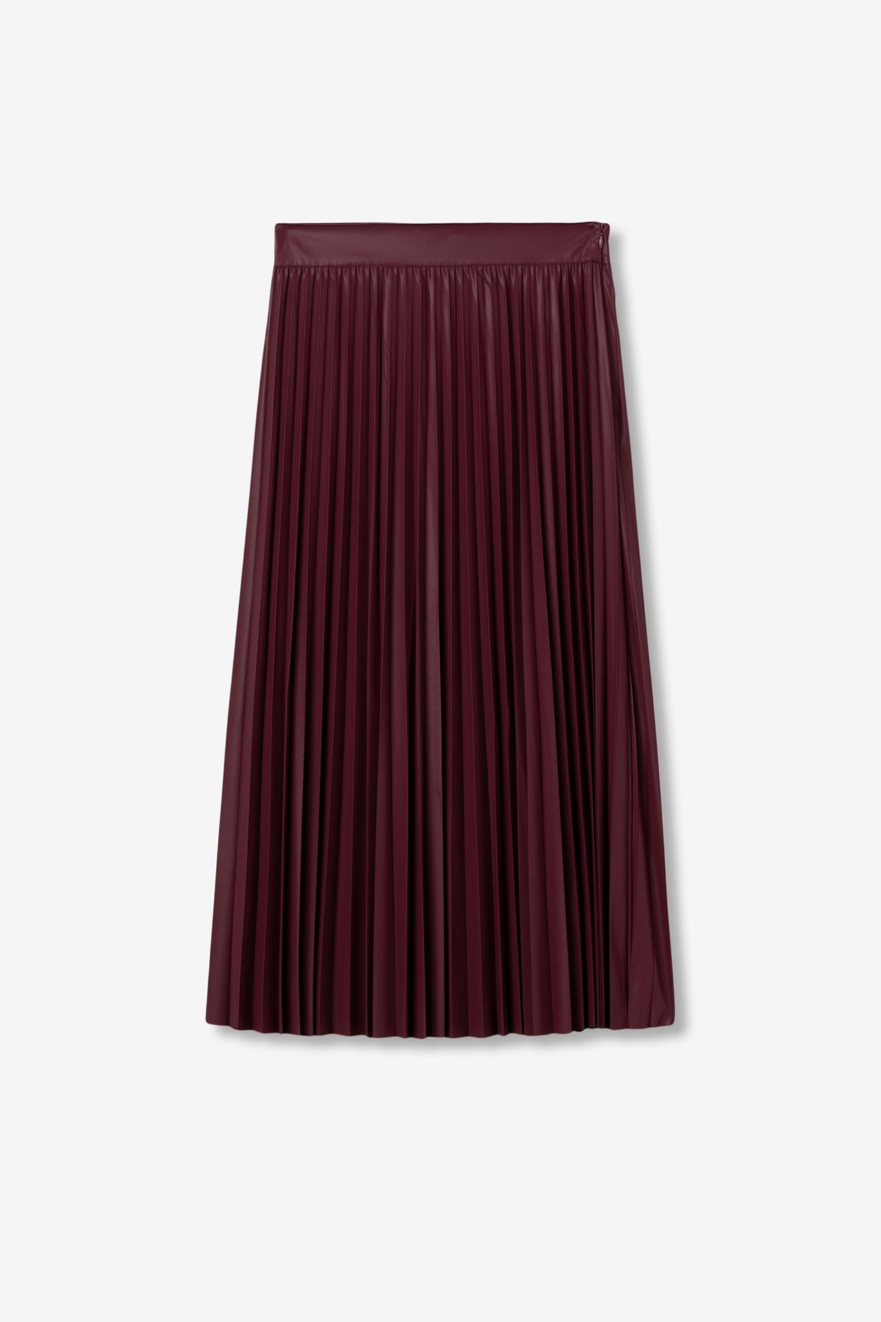 Pleated Midi Skirt