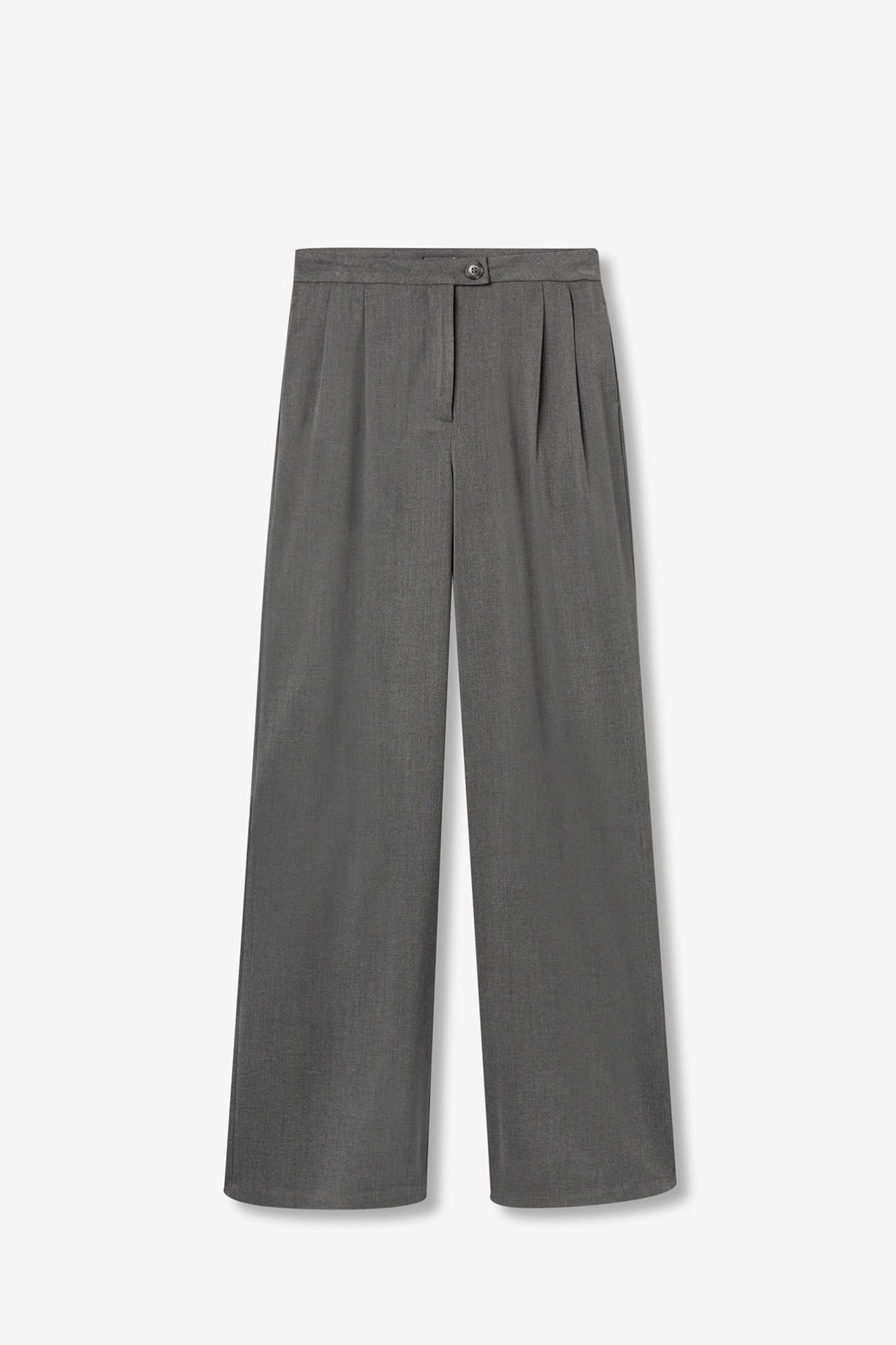Wide Leg Trousers with Pleats