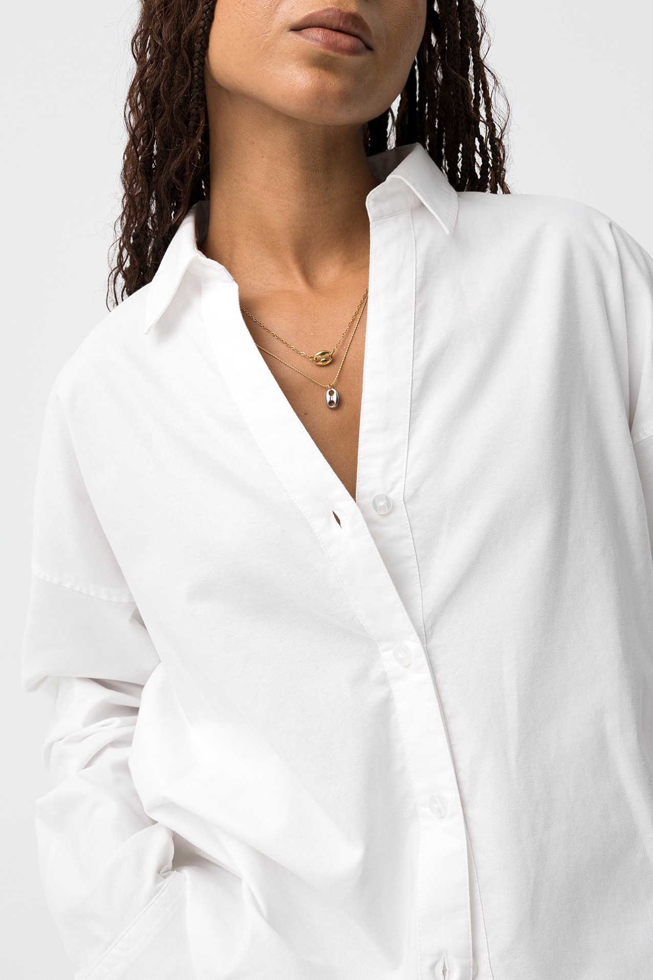 Relaxed V-Neck Shirt