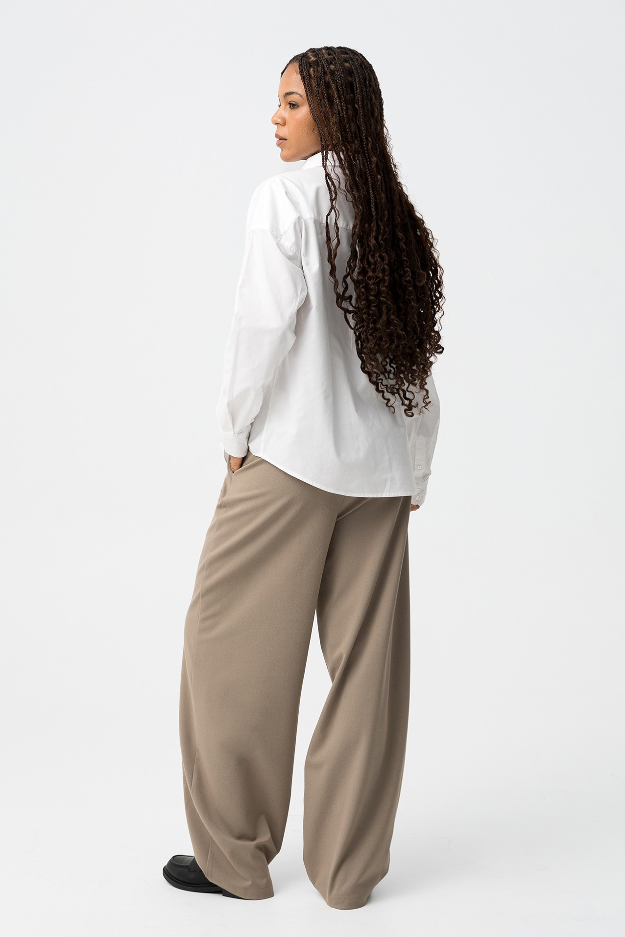 Balloon Pants with Pleats