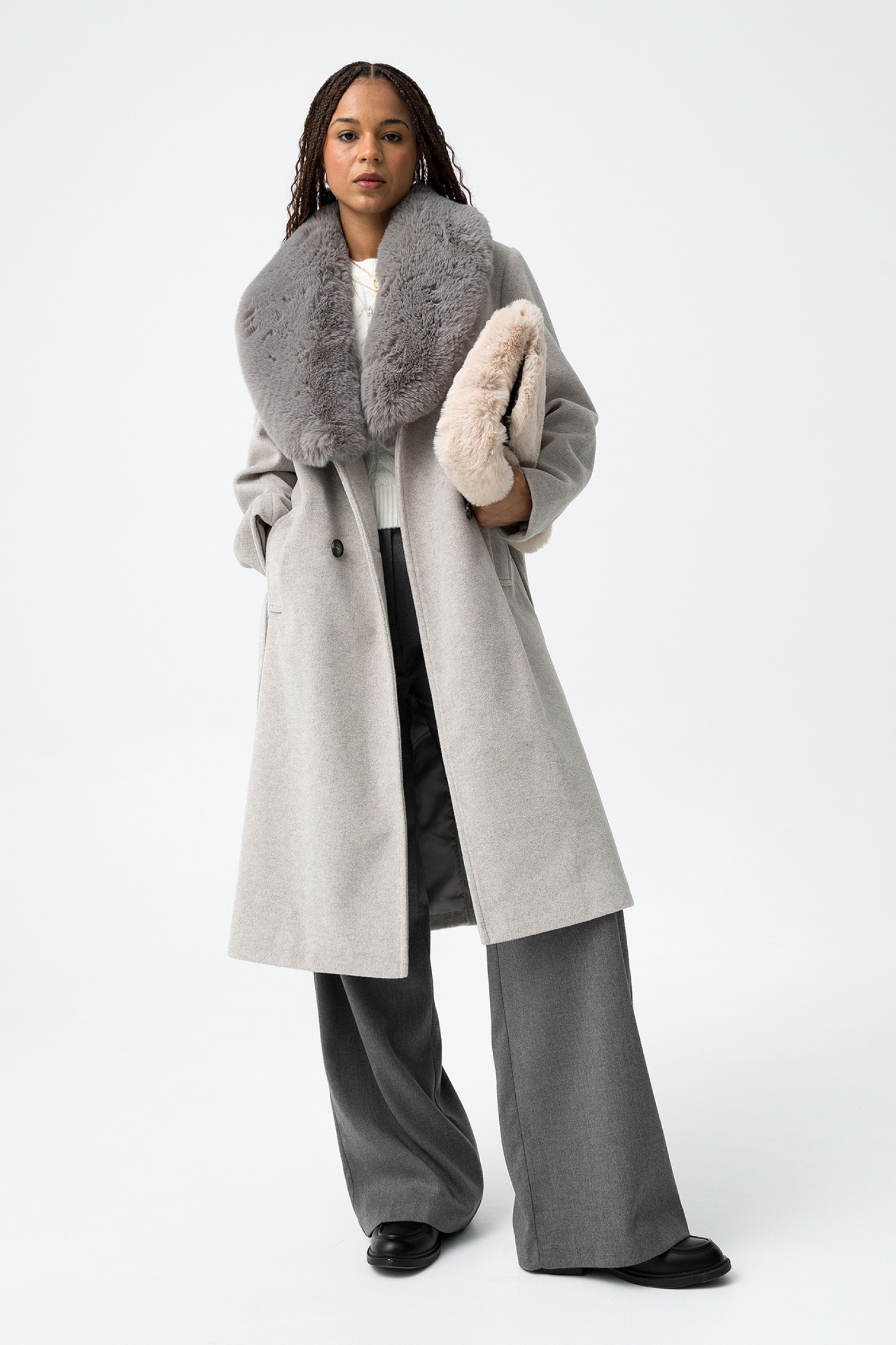 Grey Long Coat