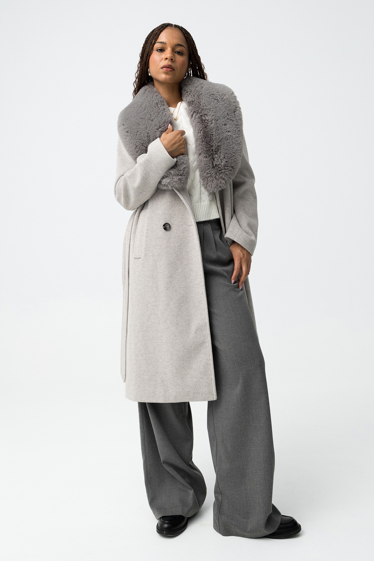 Grey Long Coat