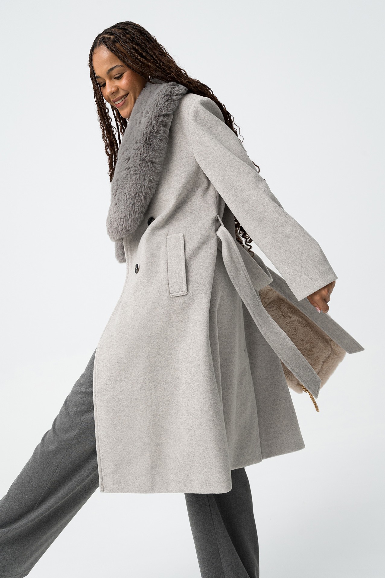 Grey Long Coat