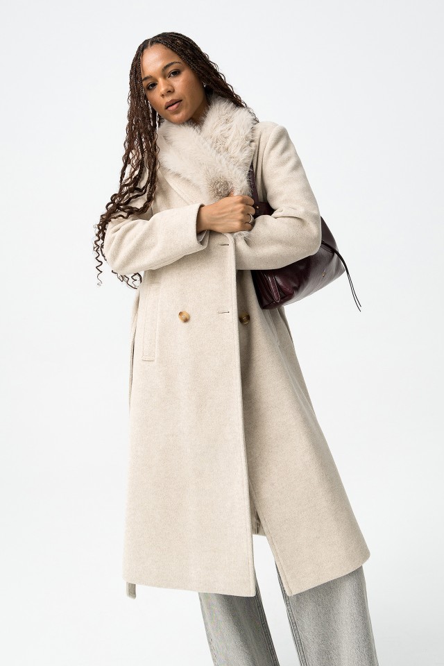 Beige Long Coat