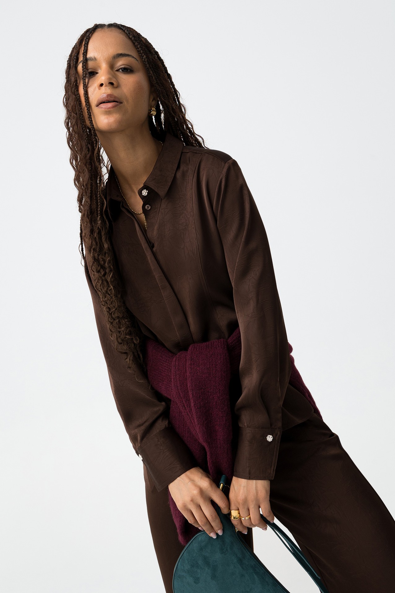 Brown Long Sleeve Shirt