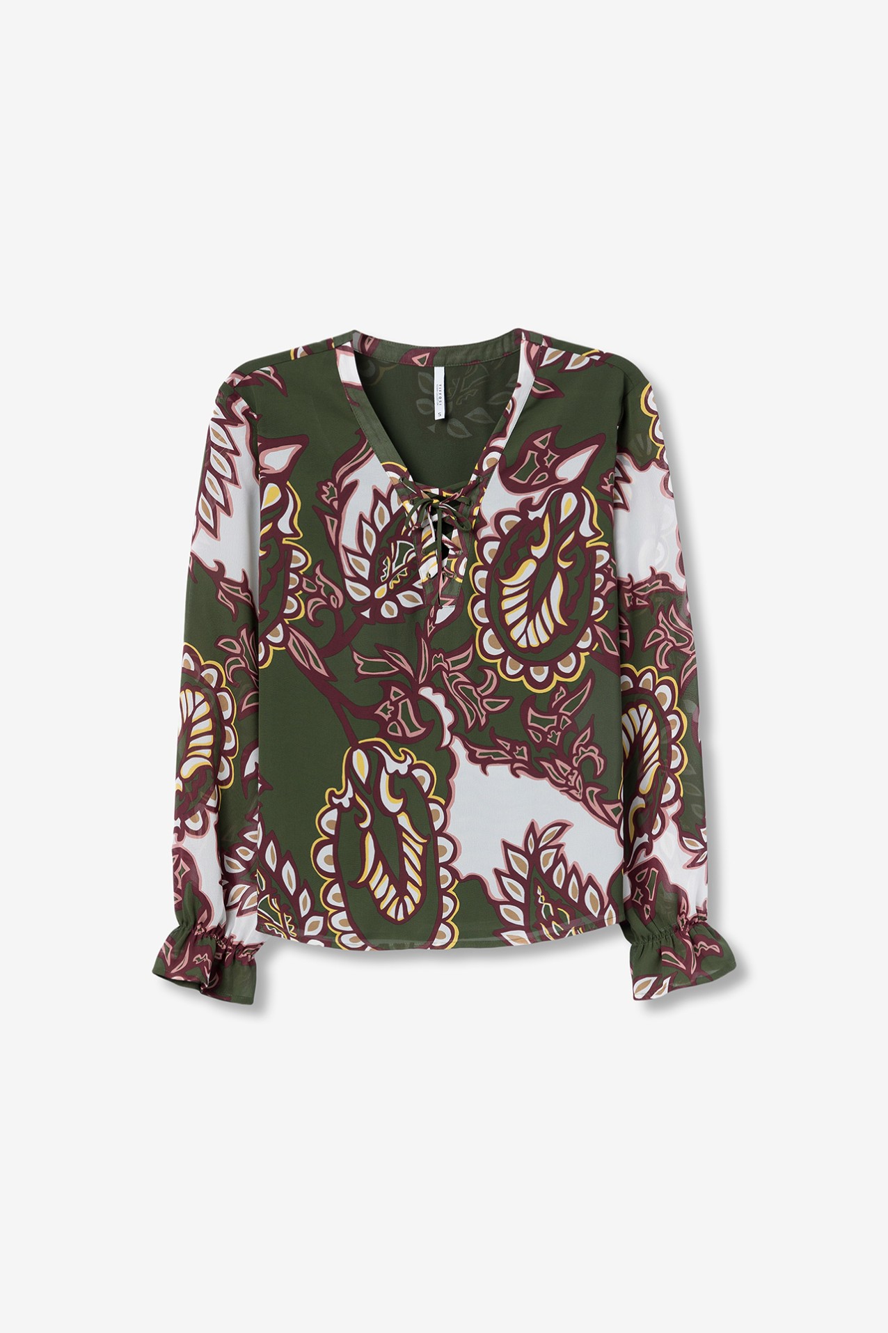 Blusa Estampada Verde