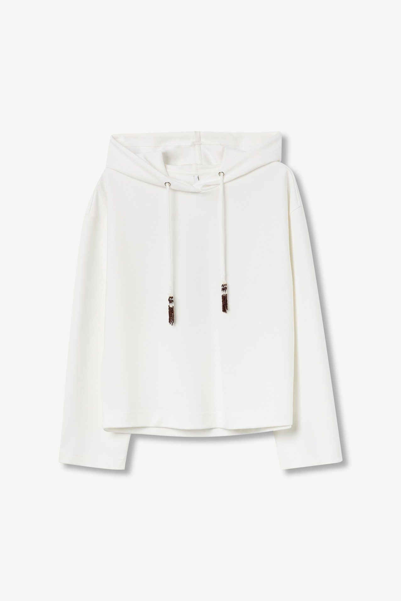 Sweatshirt com Capuz Branco