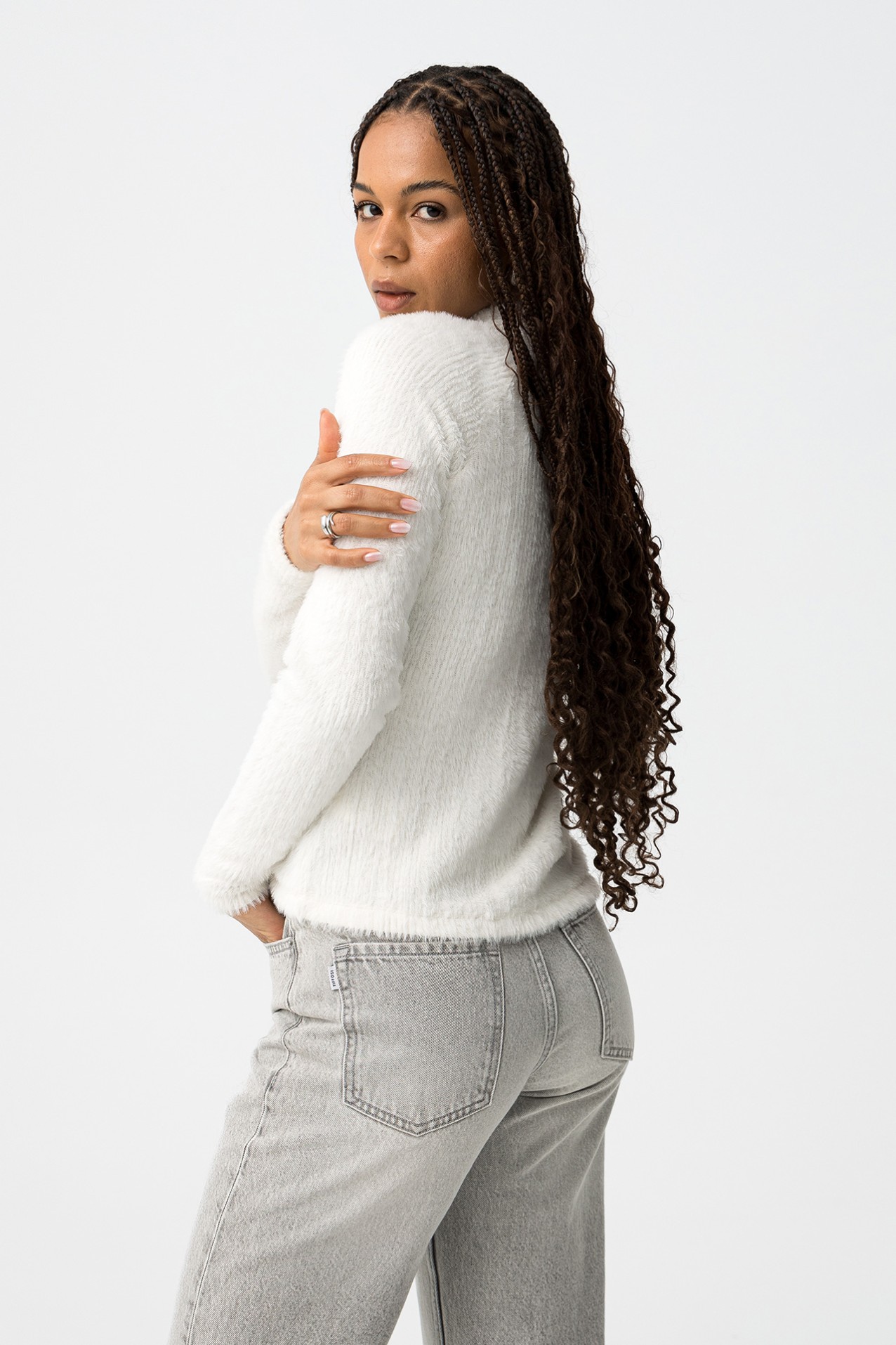 Camiseta blanca ajustada