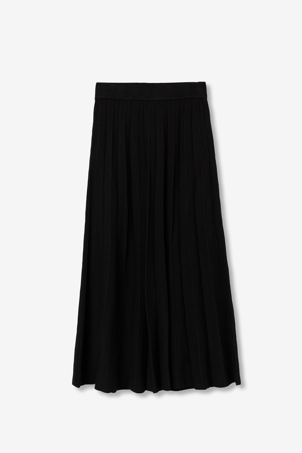Pleated Midi Skirt