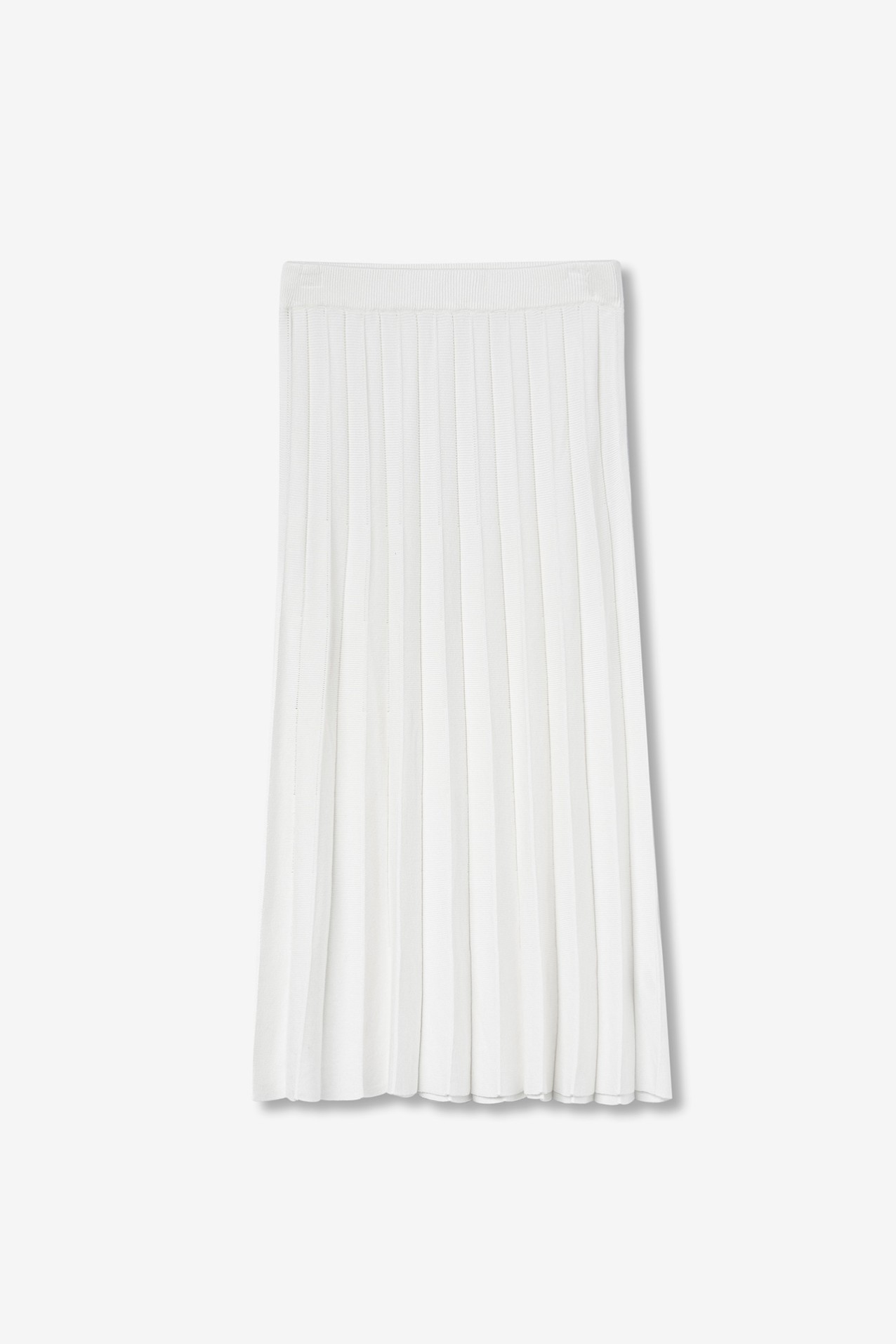 Pleated Midi Skirt