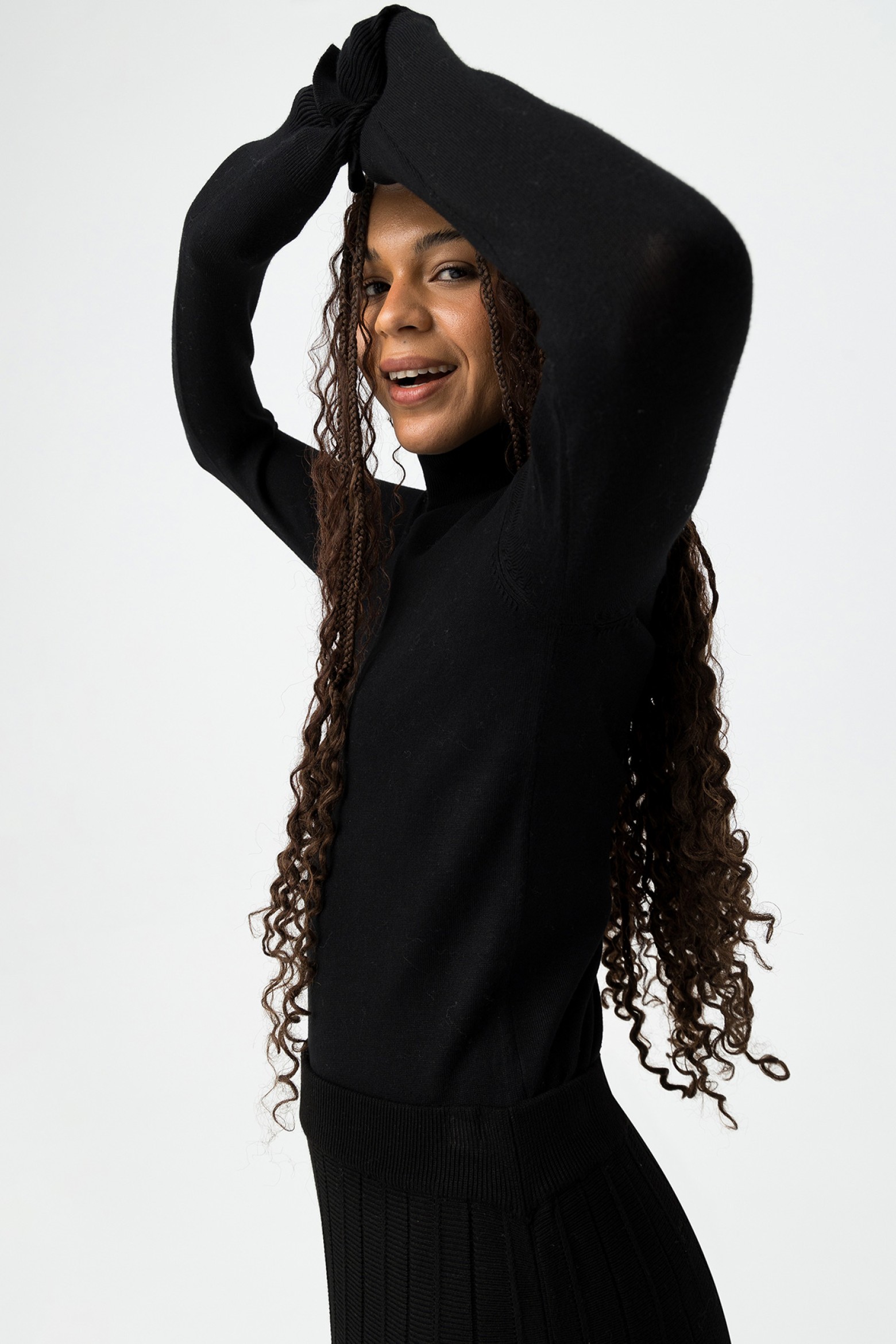 Slim Fit Sweater with Turtleneck