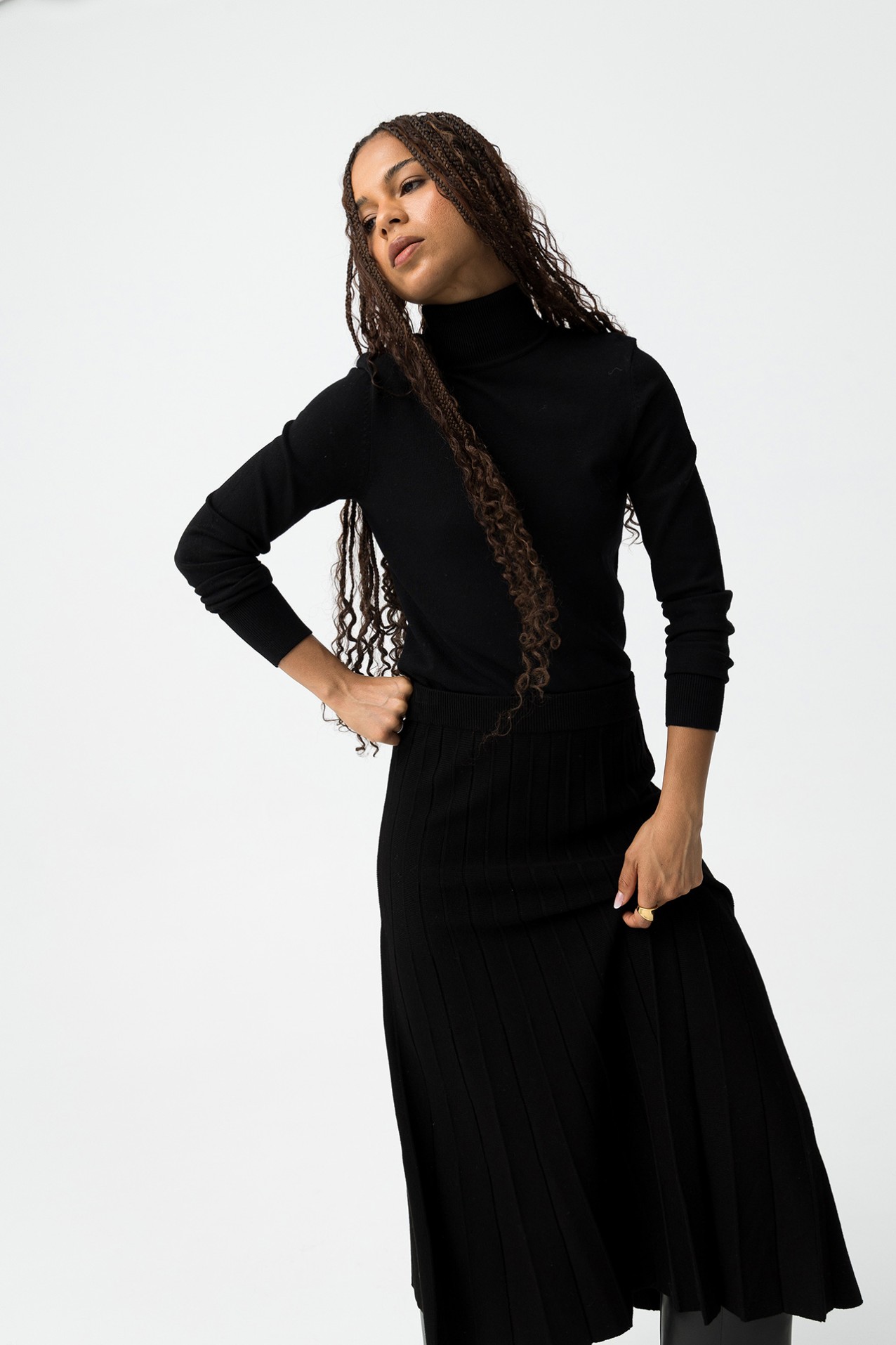 Slim Fit Sweater with Turtleneck