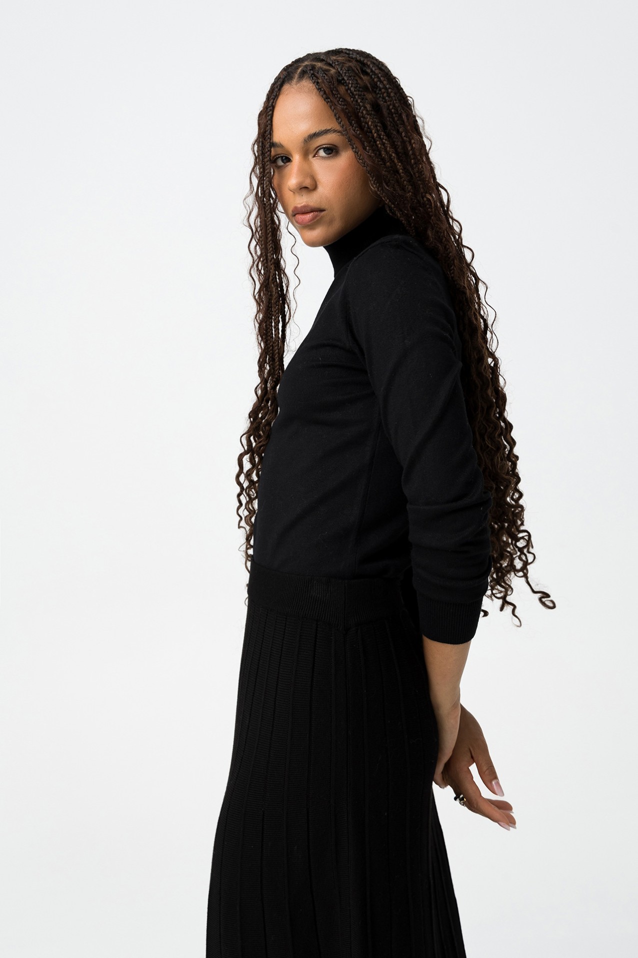 Slim Fit Sweater with Turtleneck