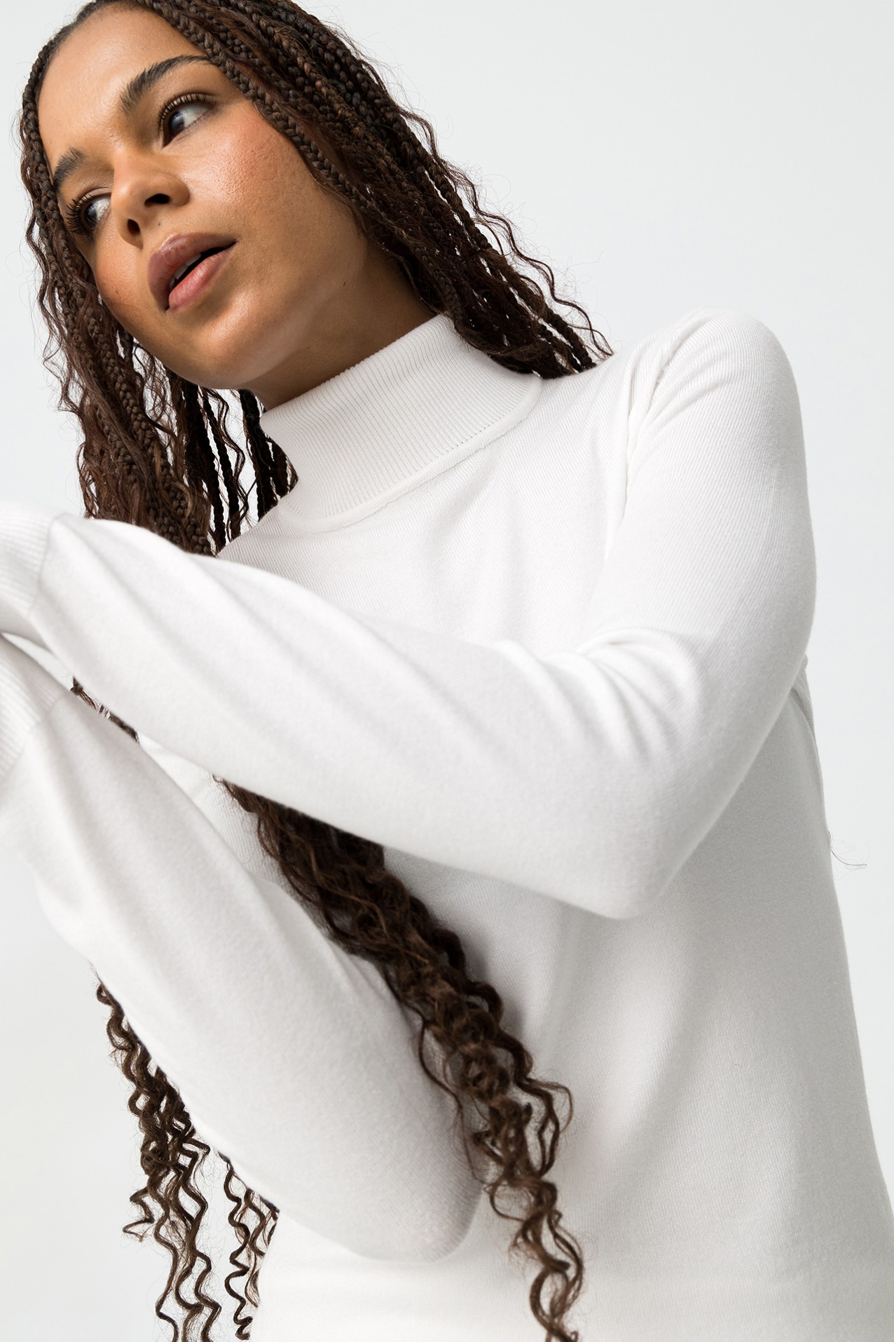 Slim Fit Sweater with Turtleneck