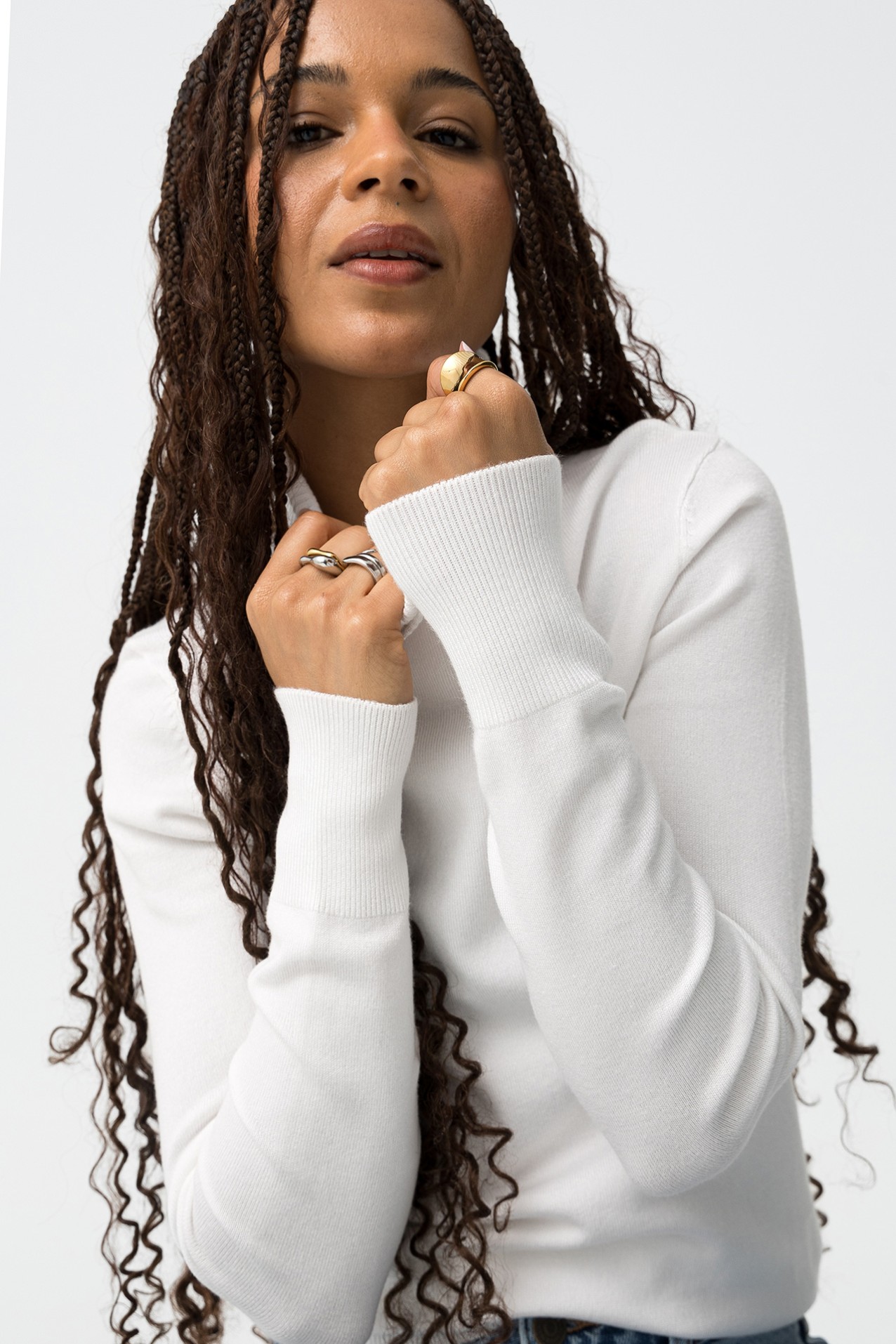 Slim Fit Sweater with Turtleneck