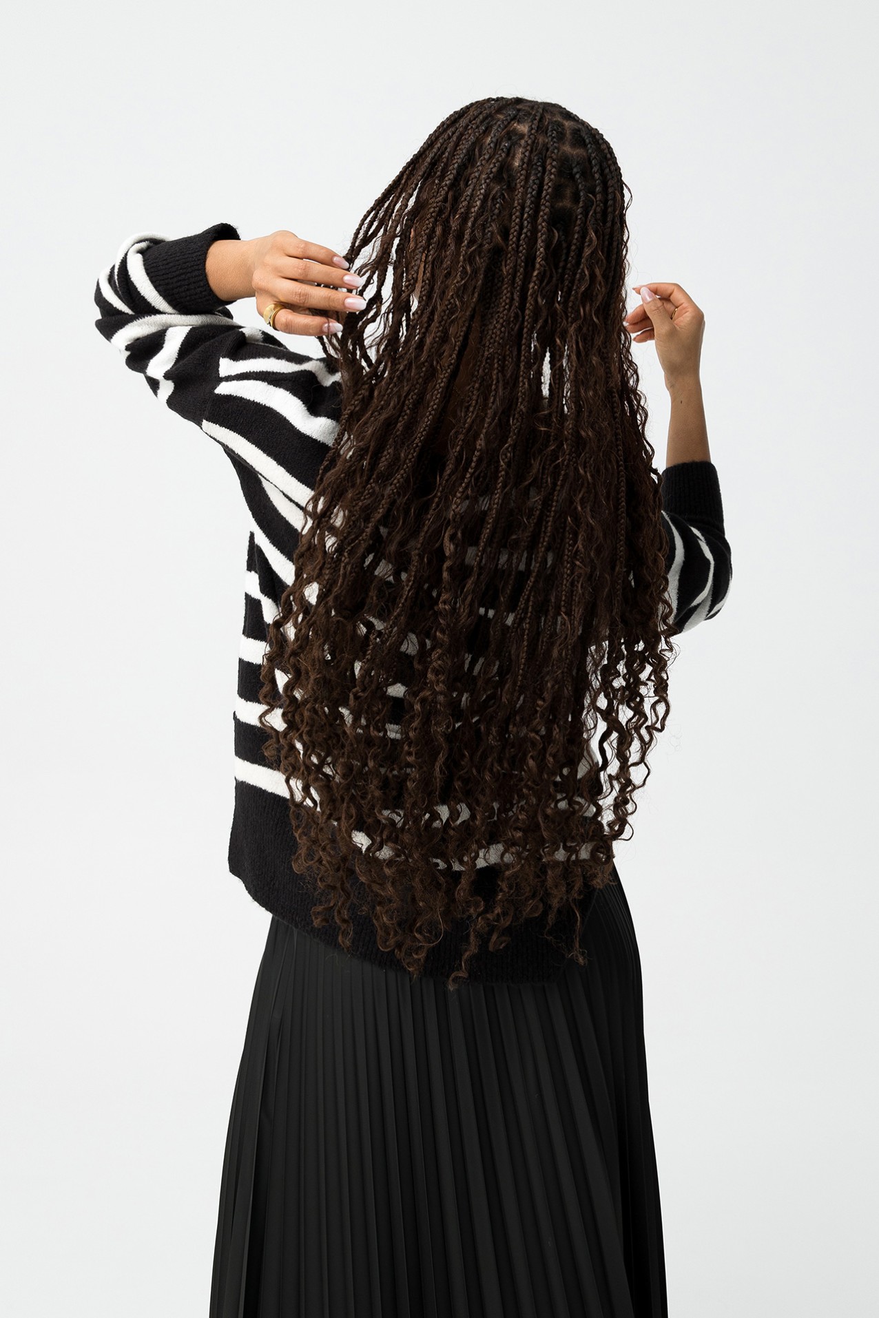 Relaxed Sweater with V-Neck