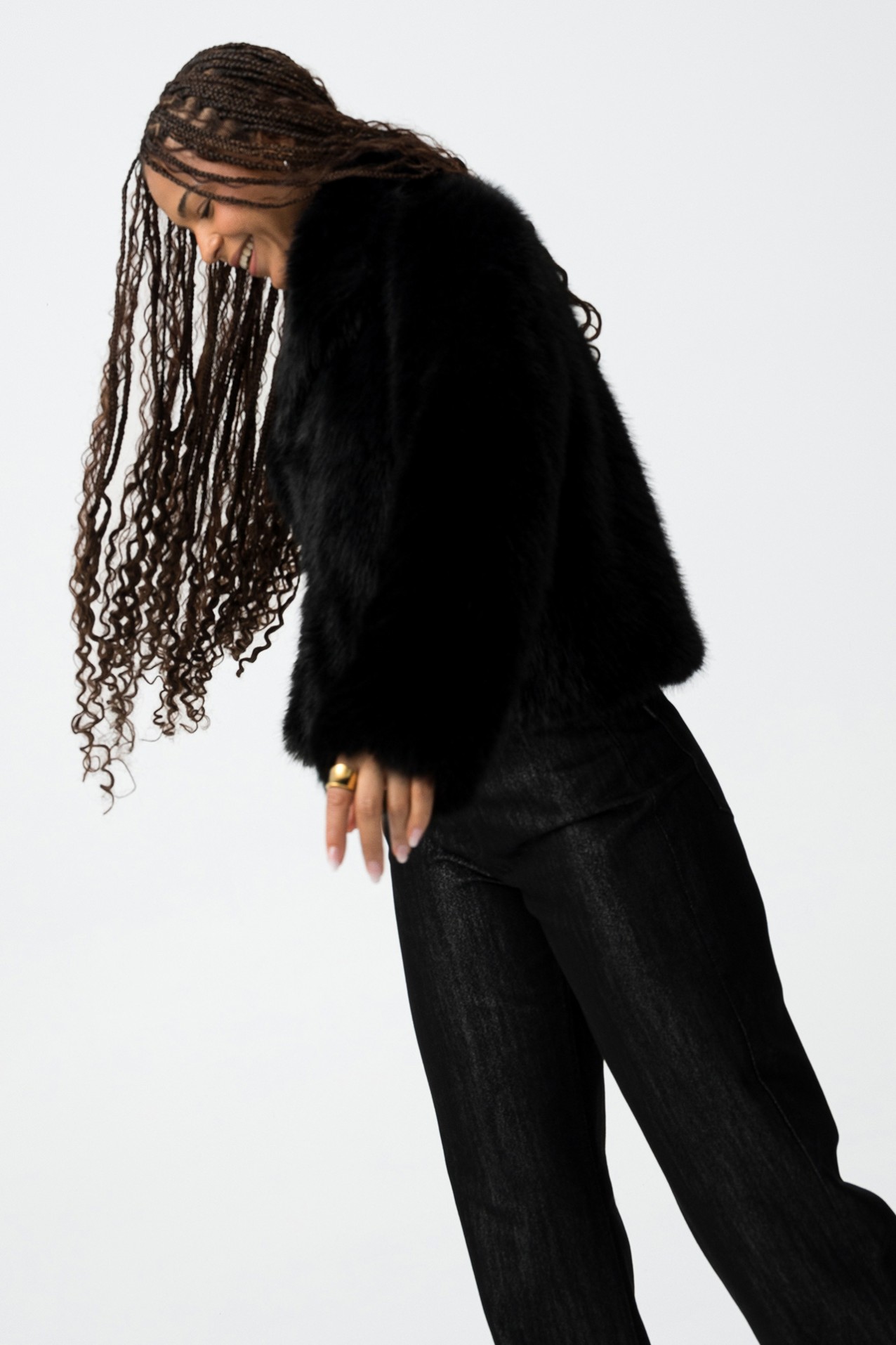 Faux Fur Short Jacket