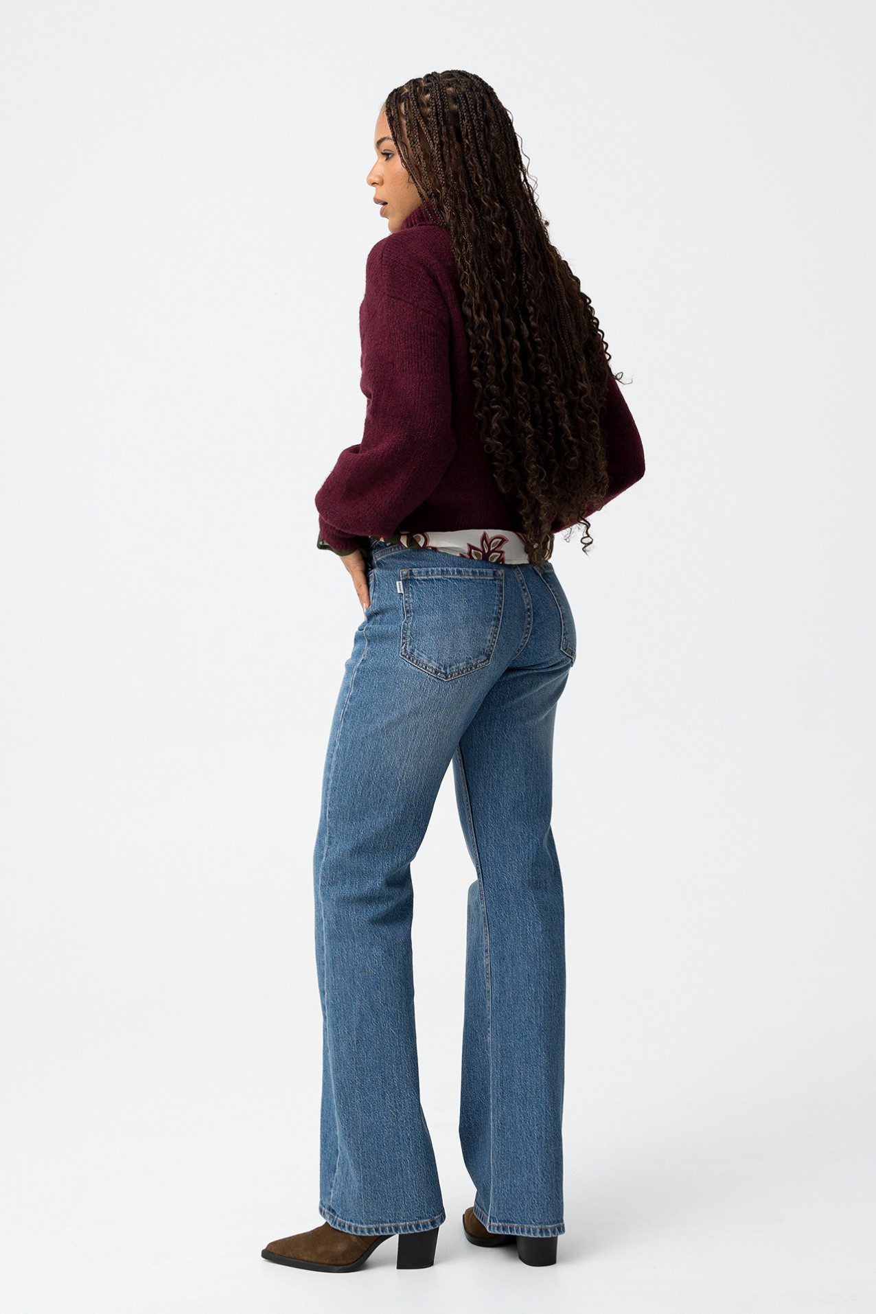 Classic Blue Flare Jeans