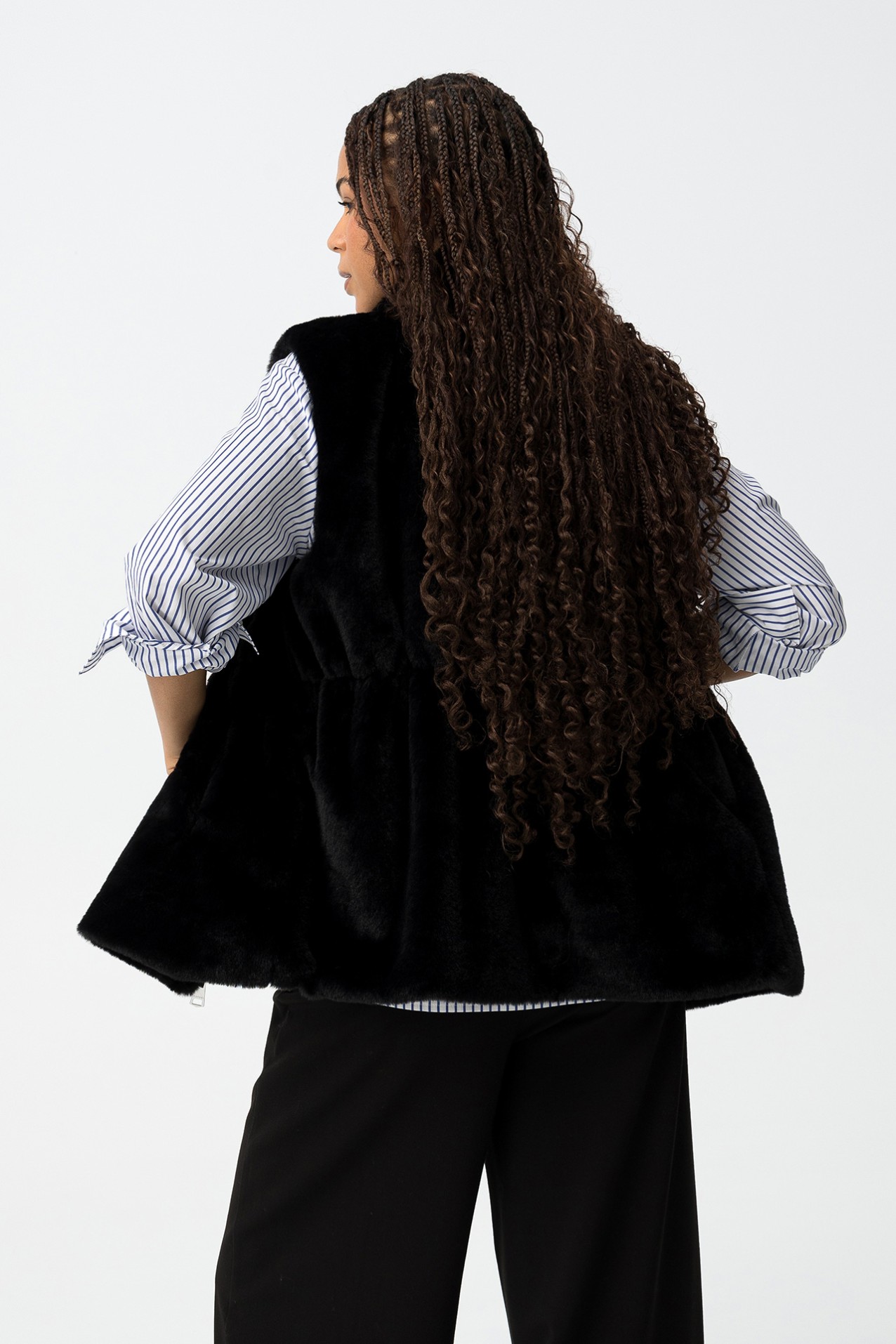 Colete Preto Relaxed