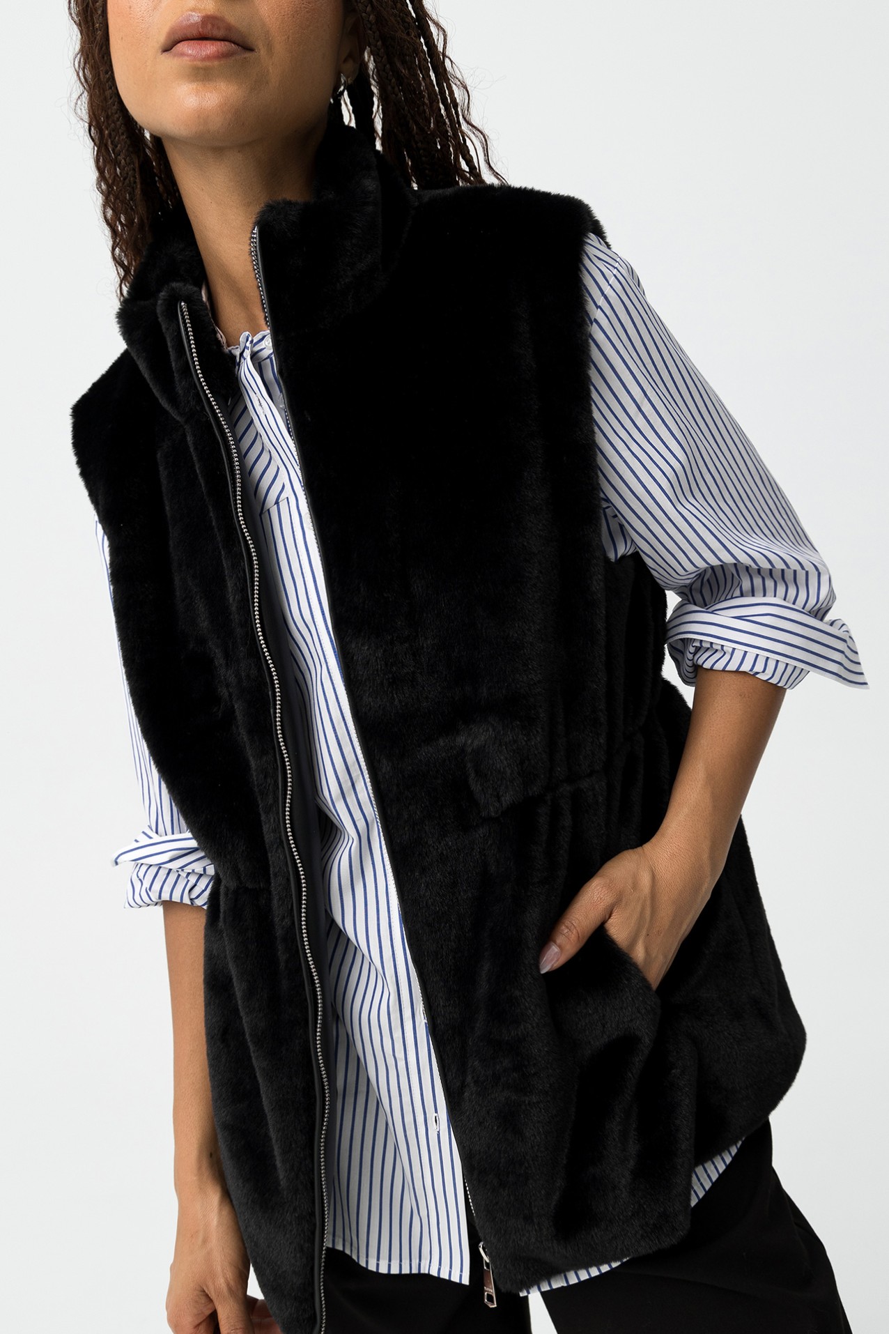 Colete Preto Relaxed