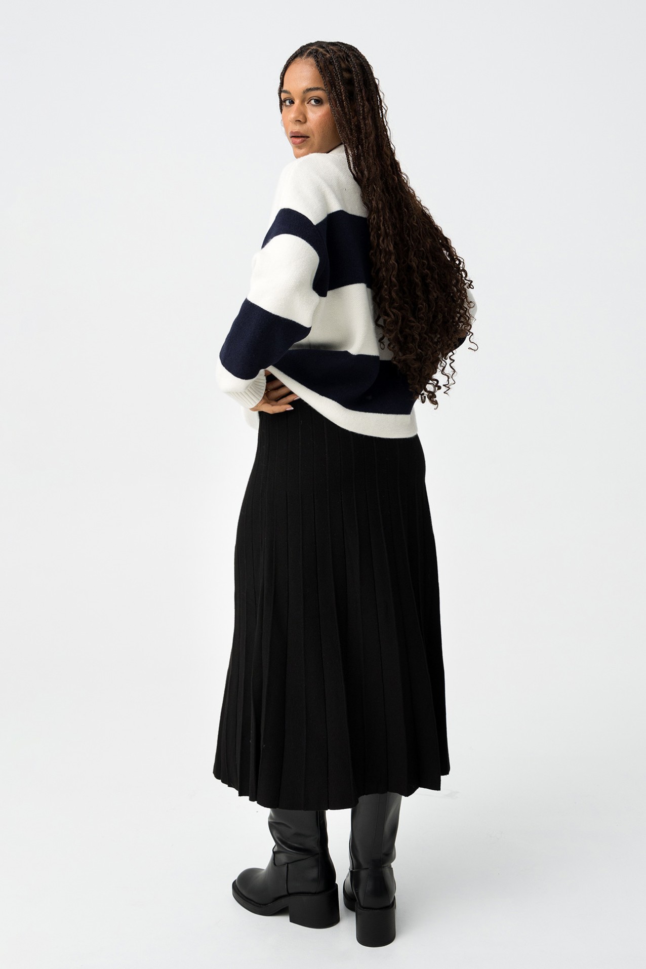 Striped Oversize Cardigan