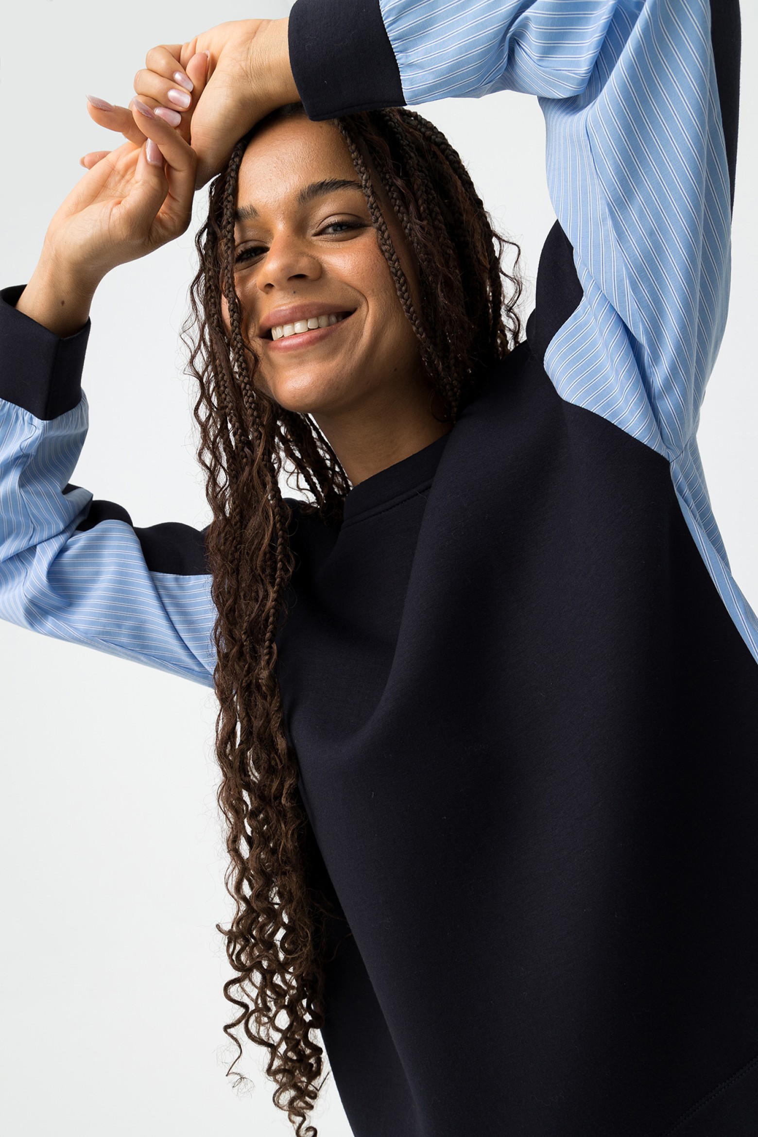 Sweatshirt Azul Casual