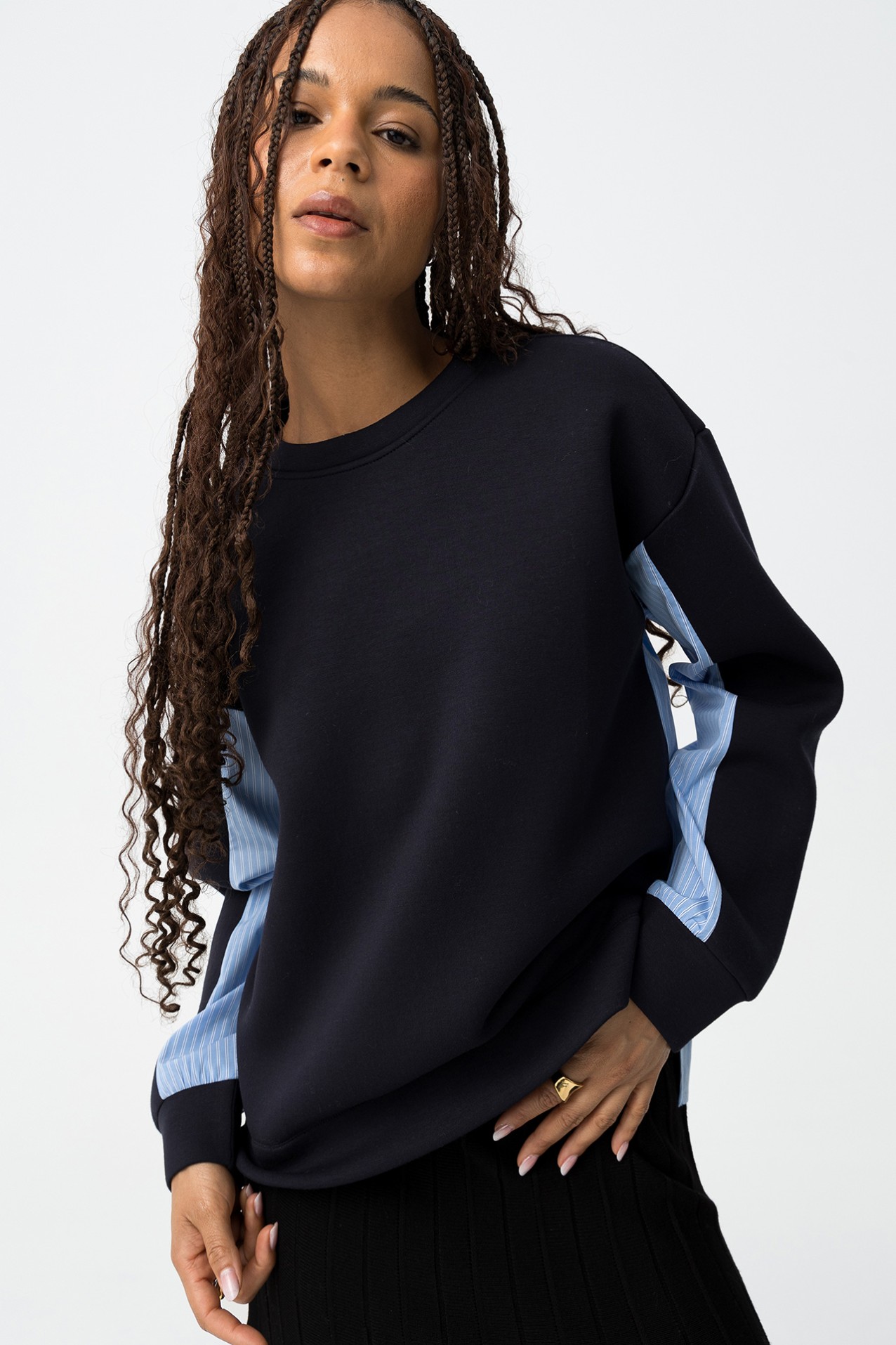 Sweatshirt Azul Casual