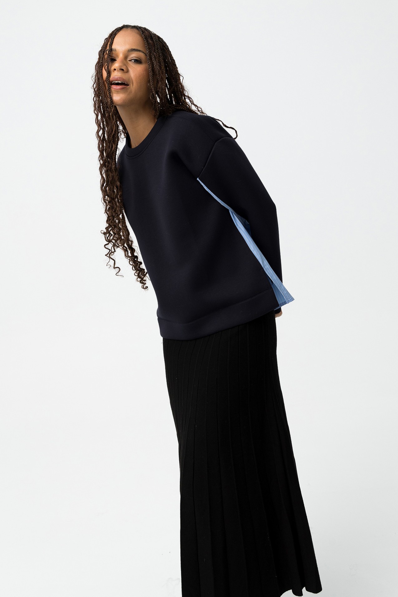 Sweatshirt Azul Casual