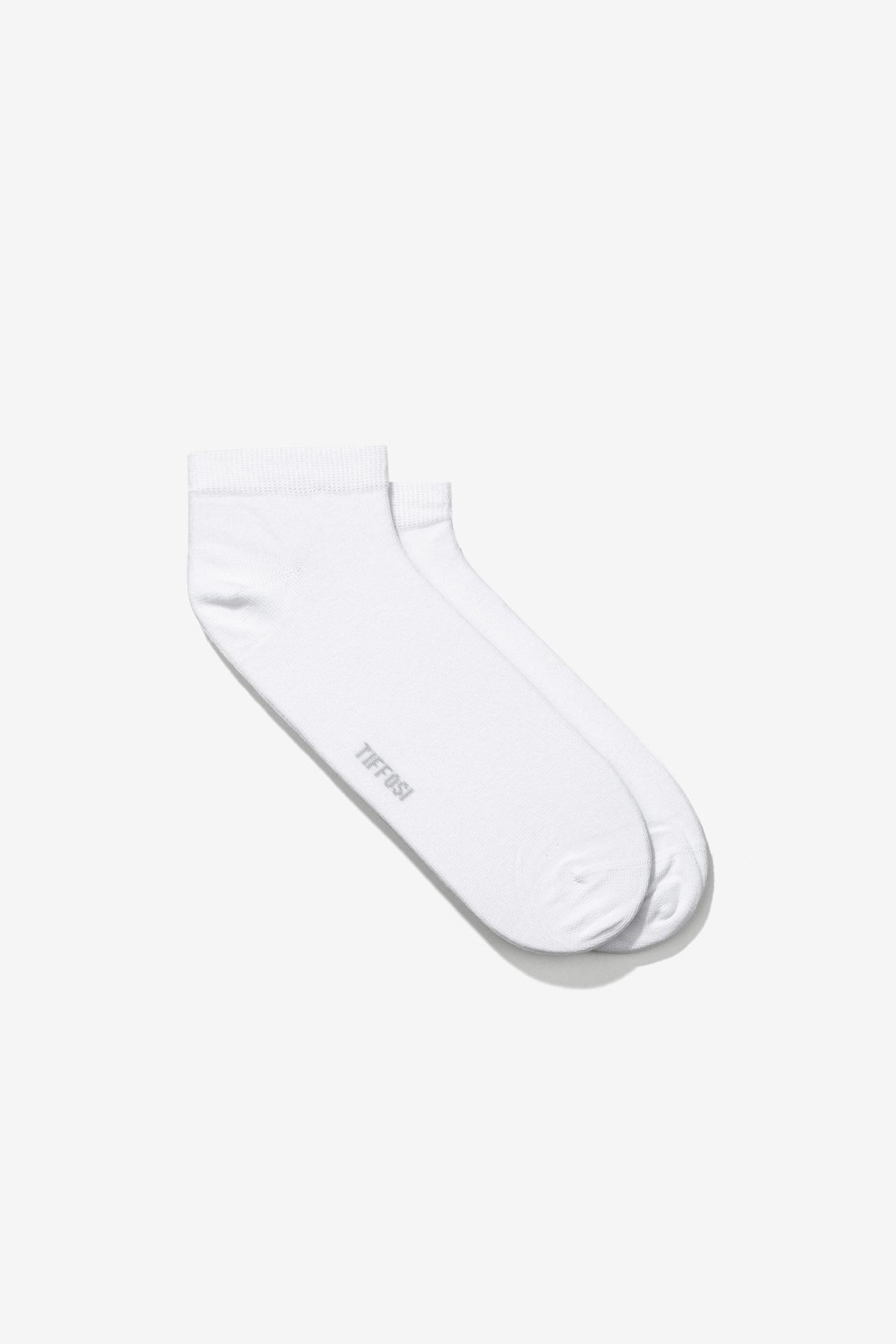 White Basic Socks