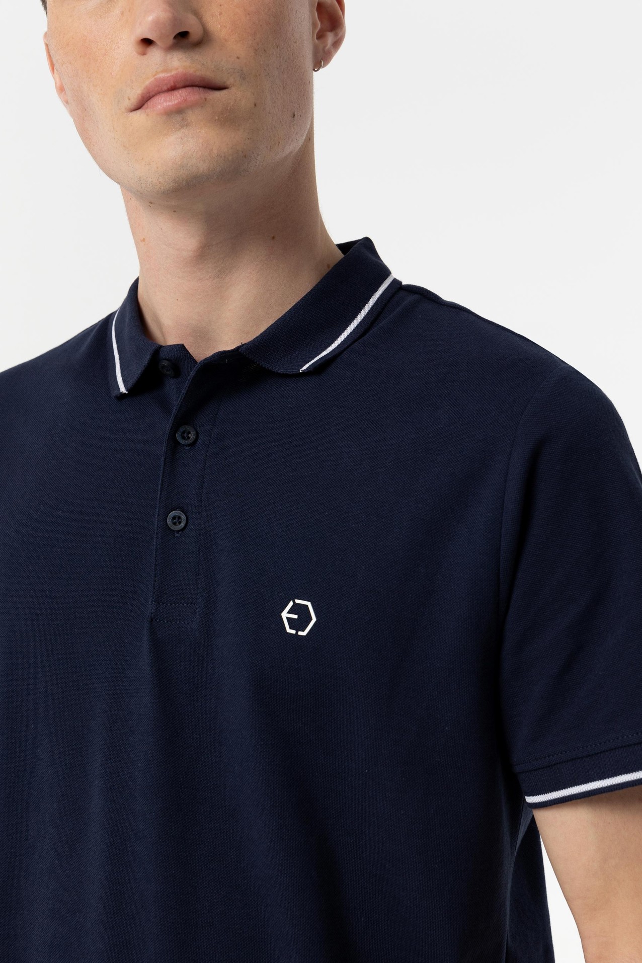 Blue Short Sleeve Polo