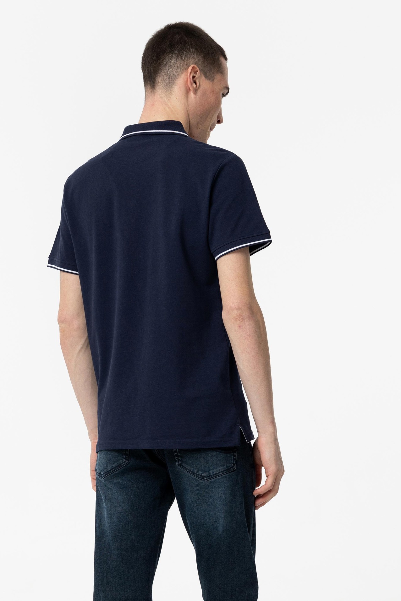 Blue Short Sleeve Polo