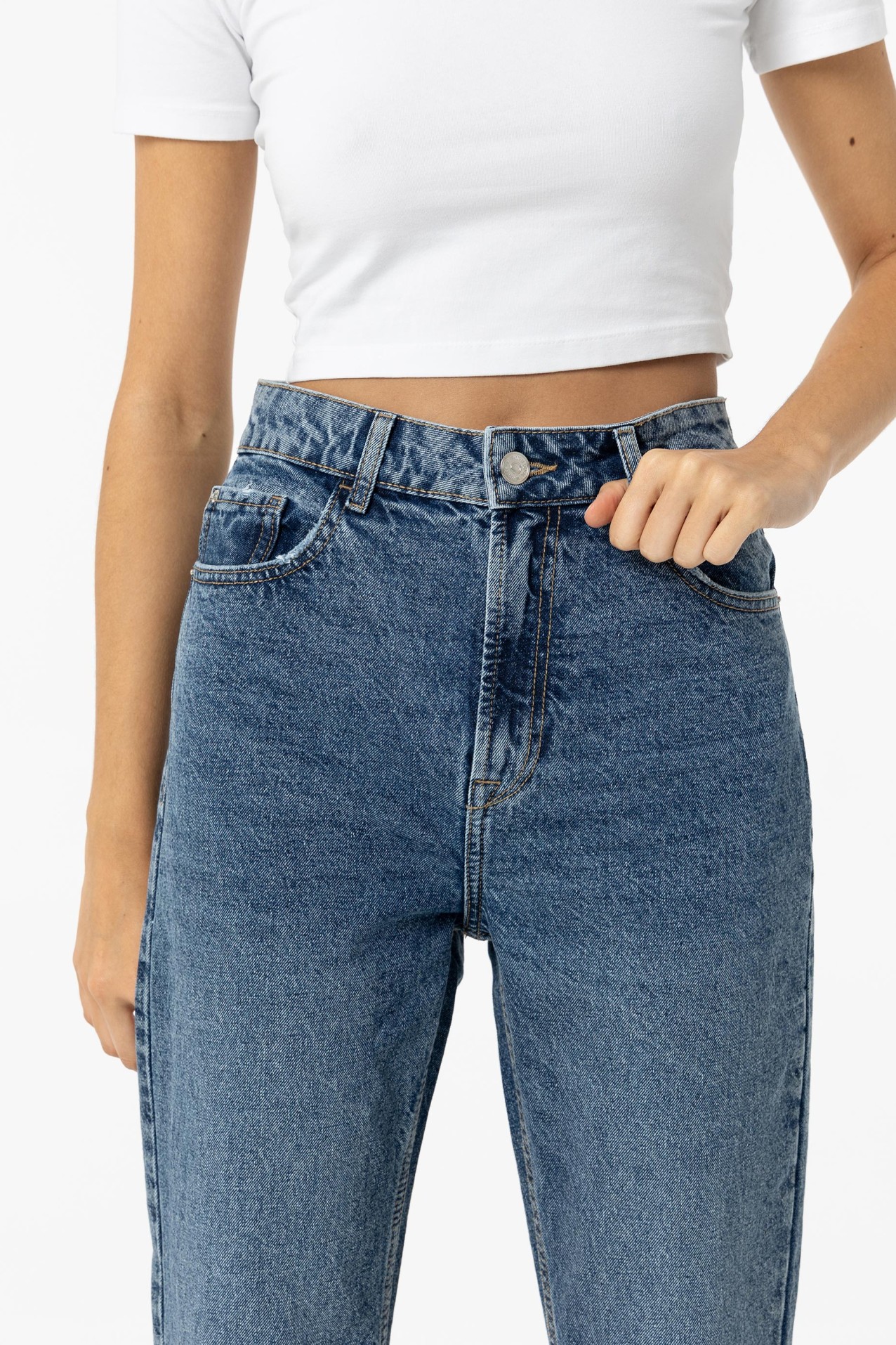 Jeans Mom Tapered Fit