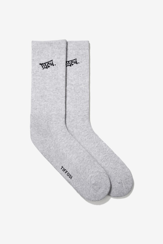 Calcetines de corte medio con logo