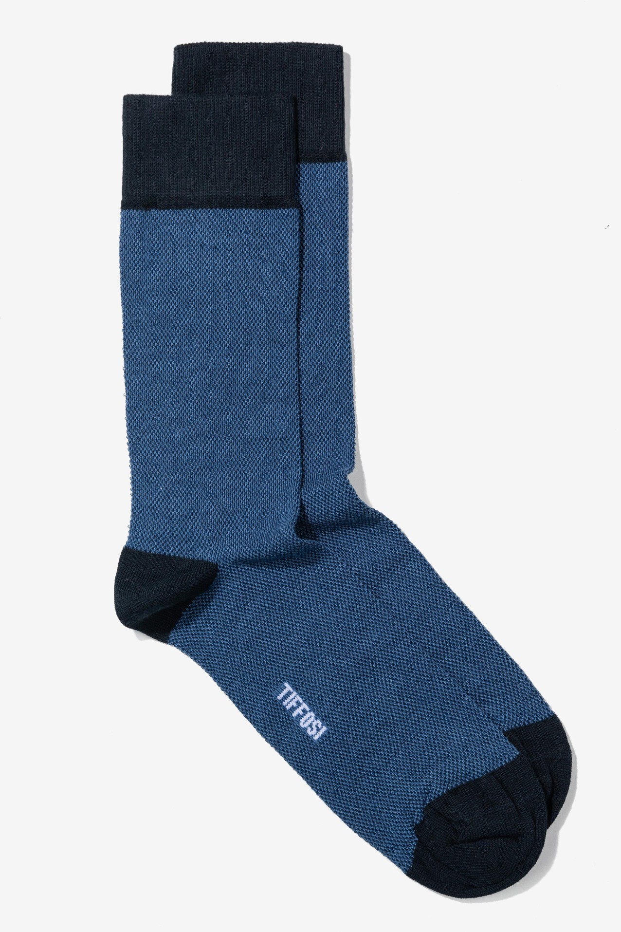 Blue Patterned Socks