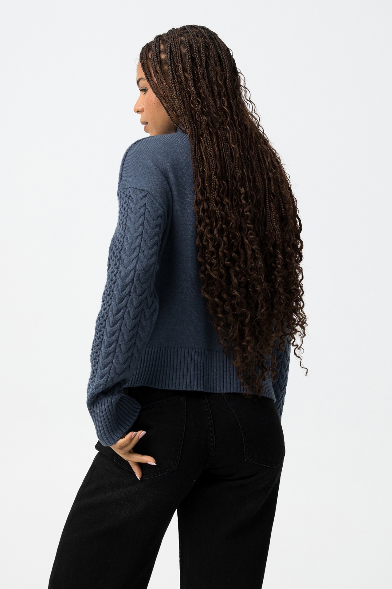 Jersey de Punto Trenzado