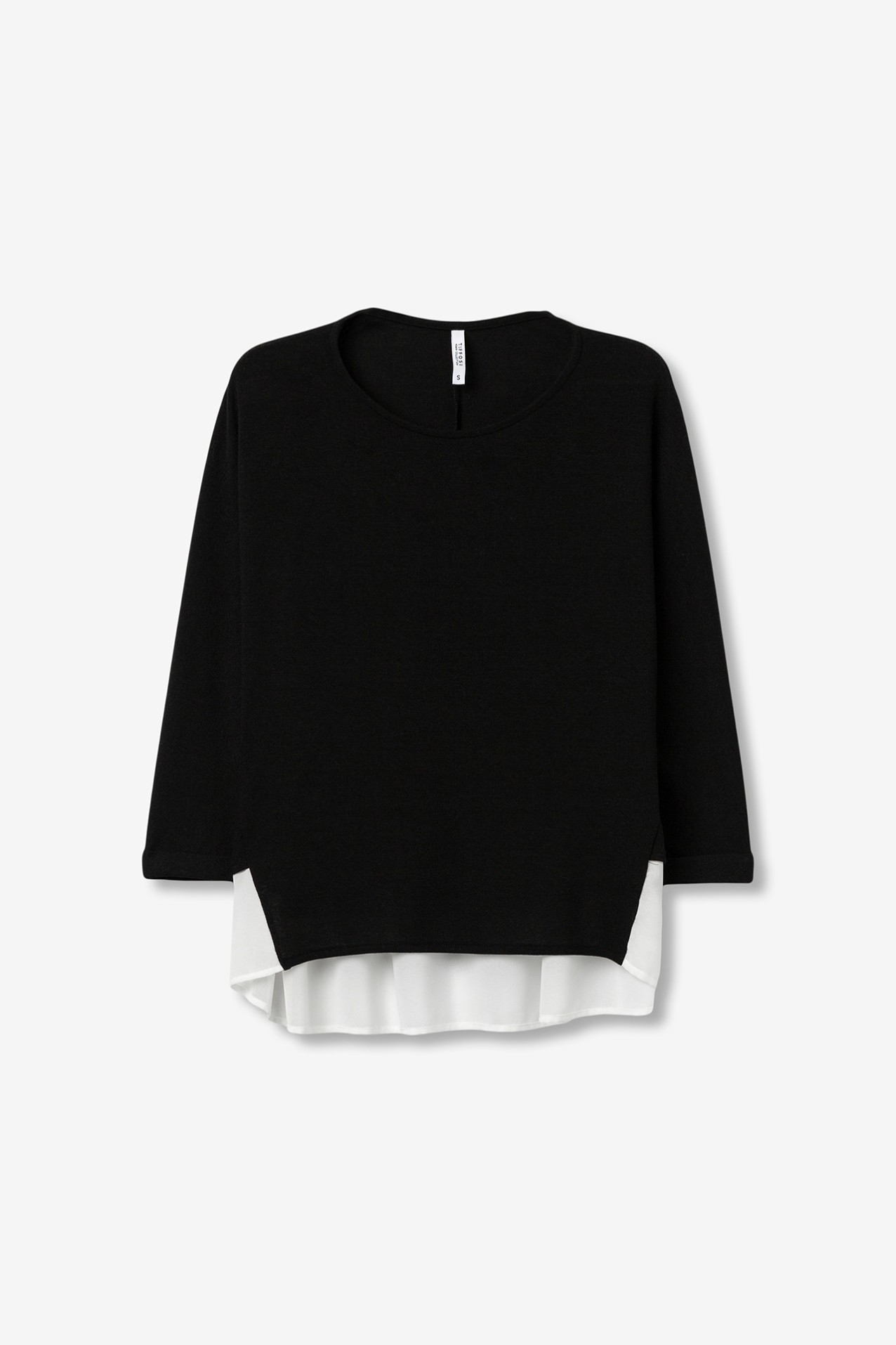 Combined Fine Knit Sweater