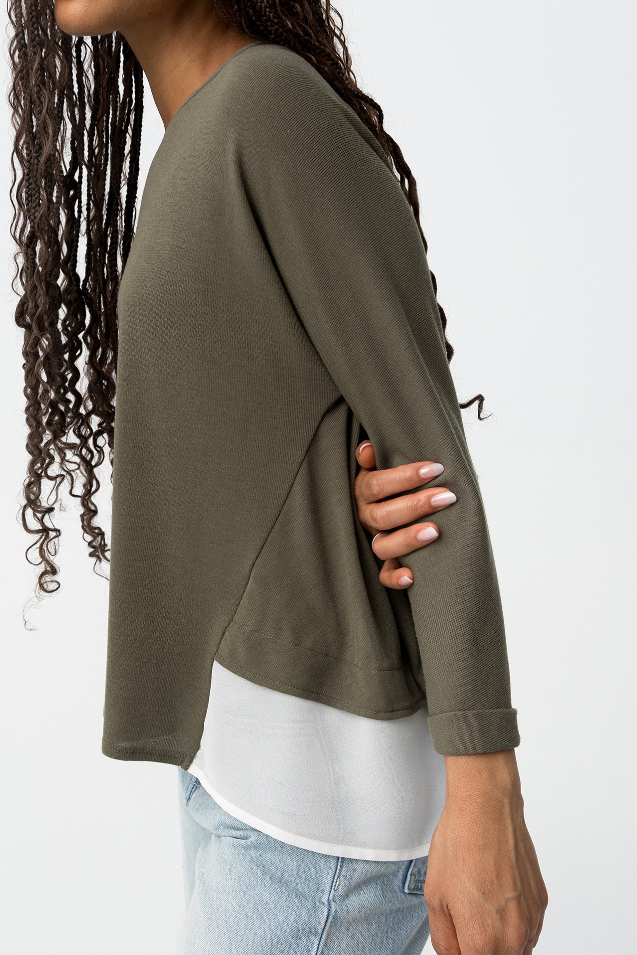 Jersey de Punto Fino Combinado