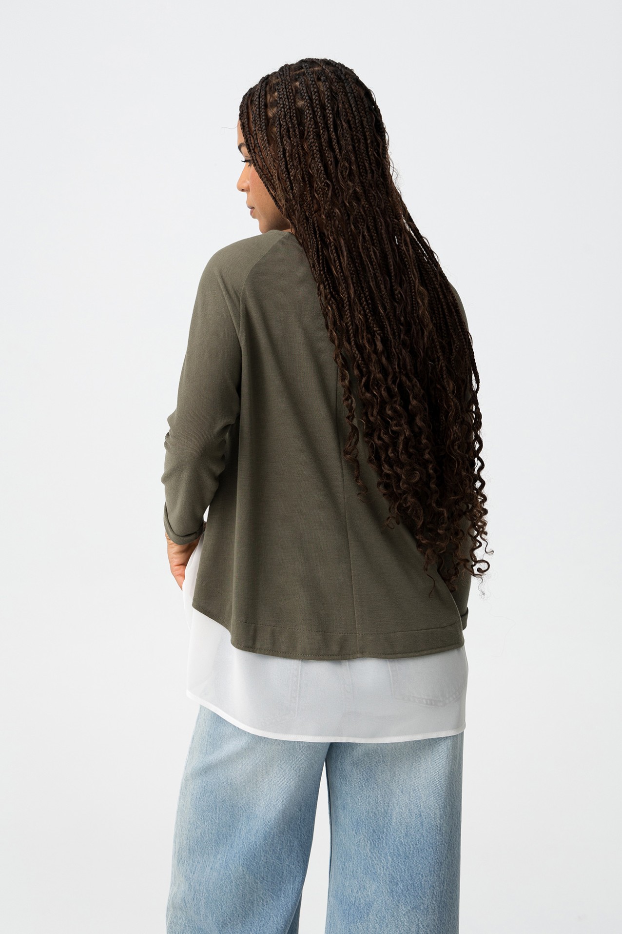 Jersey de Punto Fino Combinado