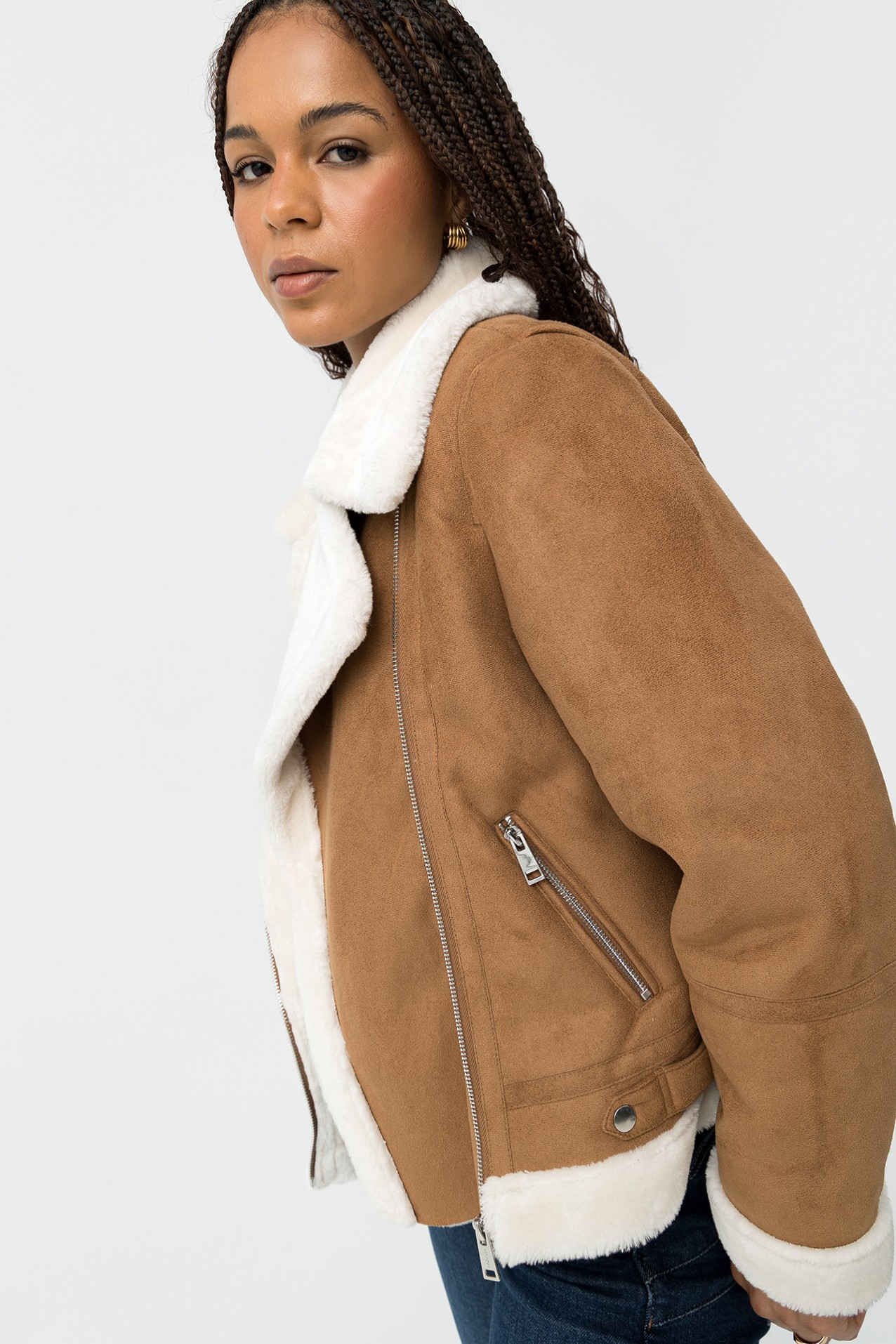 Casaco Efeito Camura Combinado