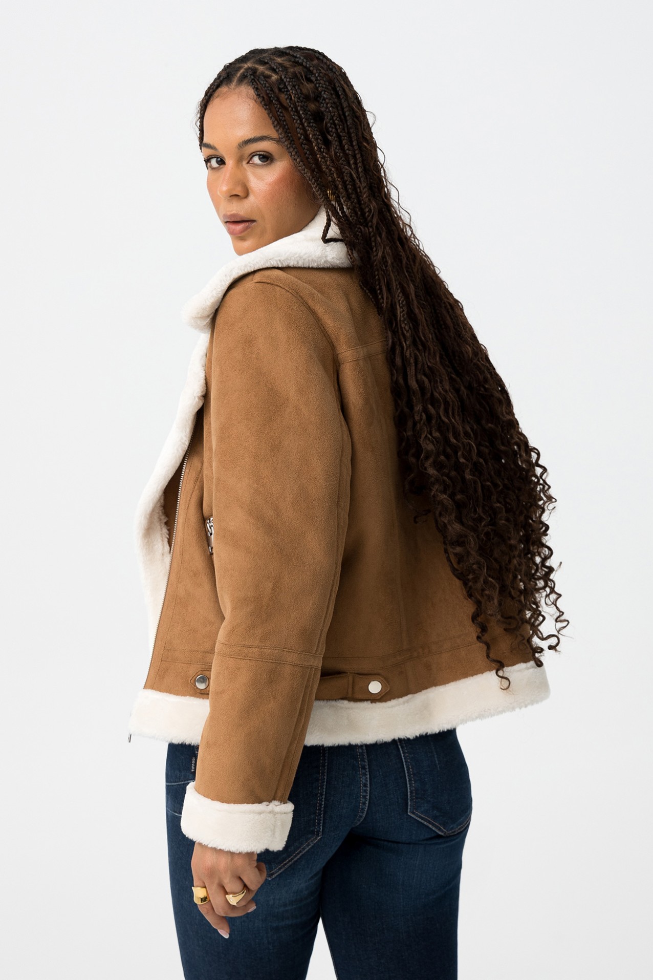 Casaco Efeito Camura Combinado