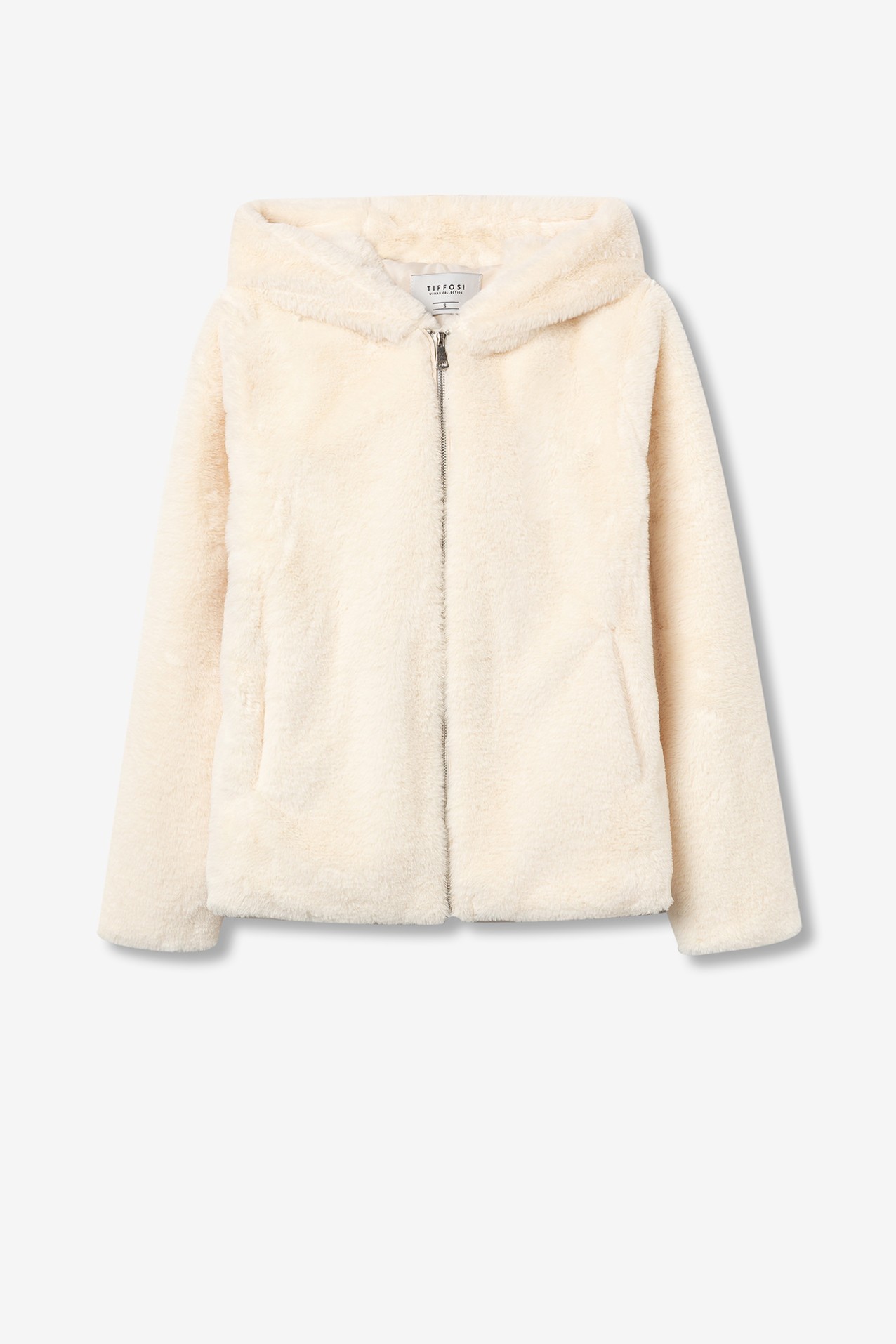 Relaxed Faux Fur Coat