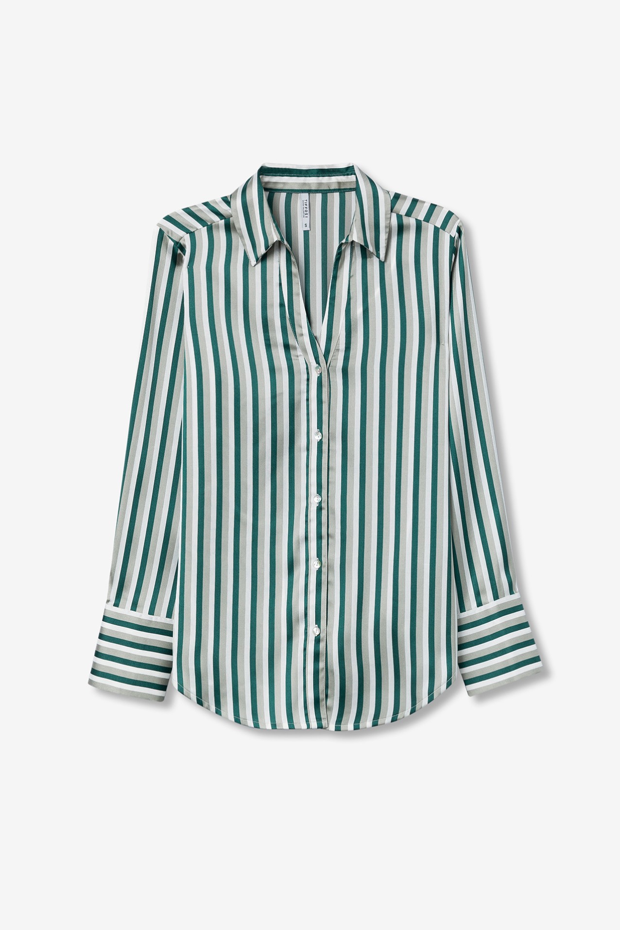 Satin Striped Shirt