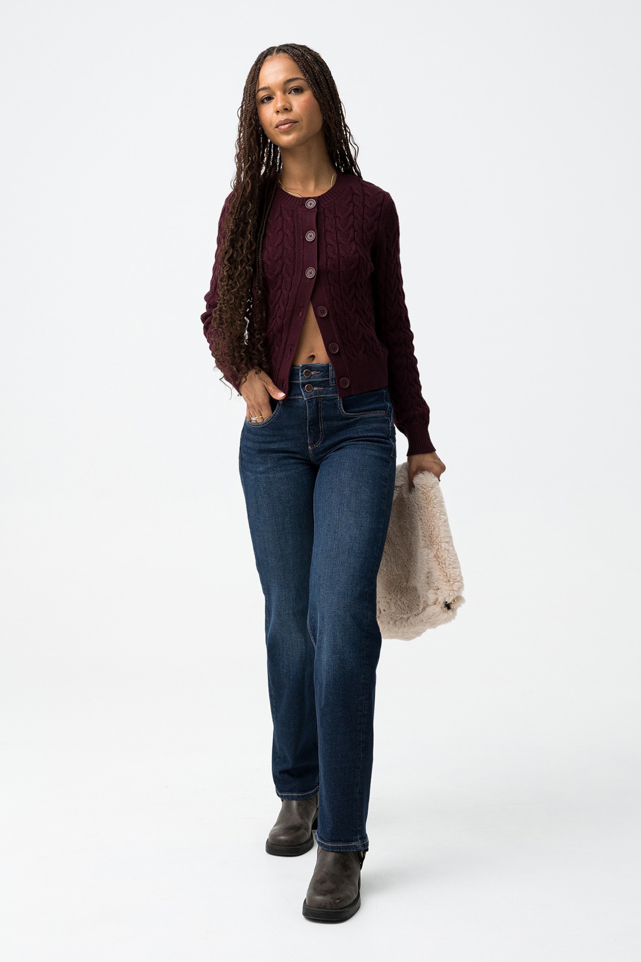 Double-Up Straight Jeans