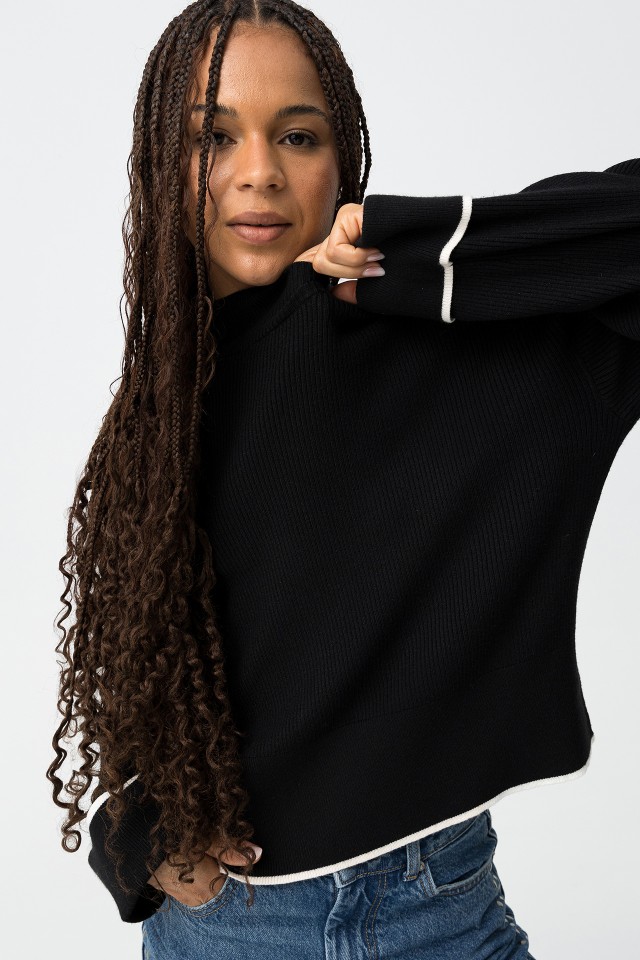 Jersey a Rayas de Contraste