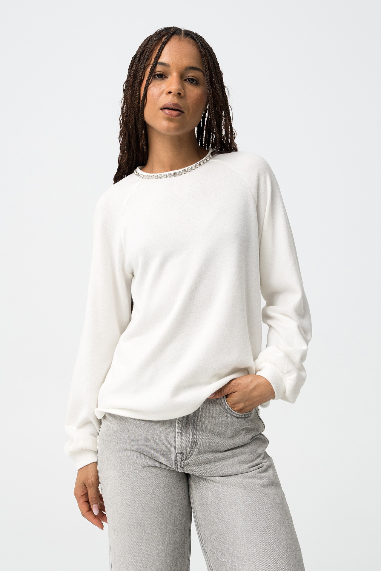 Long Sleeve White T-shirt