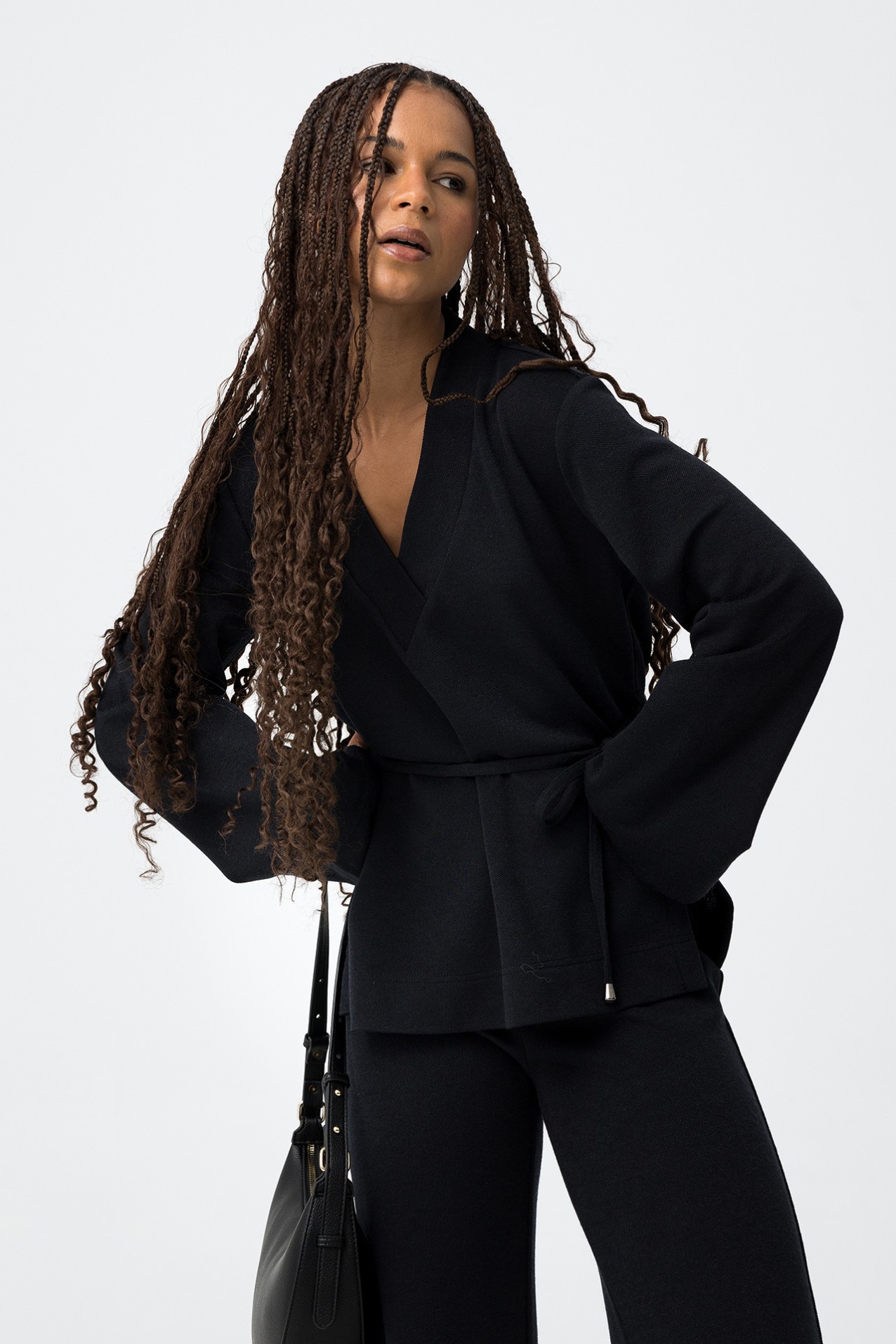 Black Long Sleeve Top