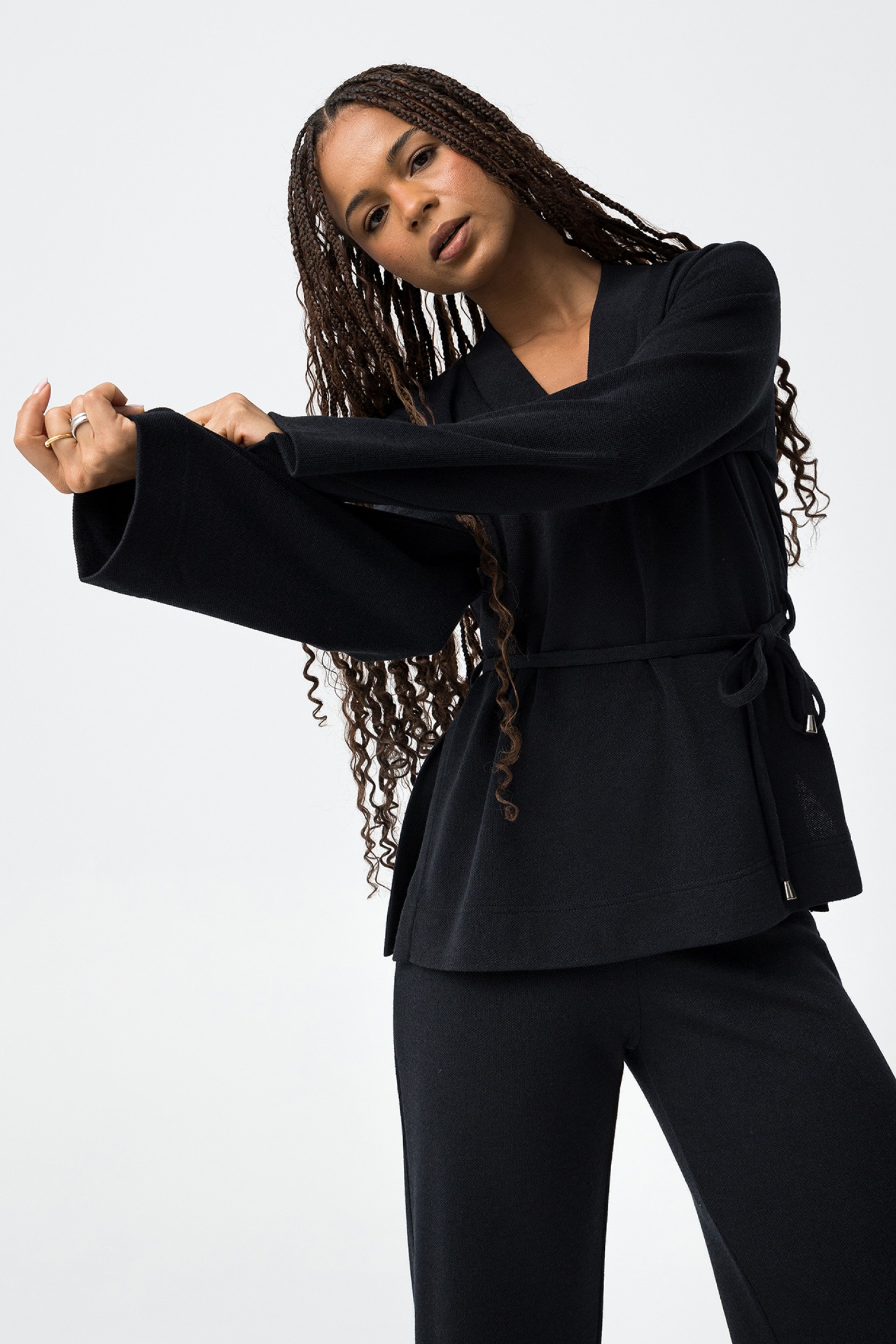 Black Long Sleeve Top