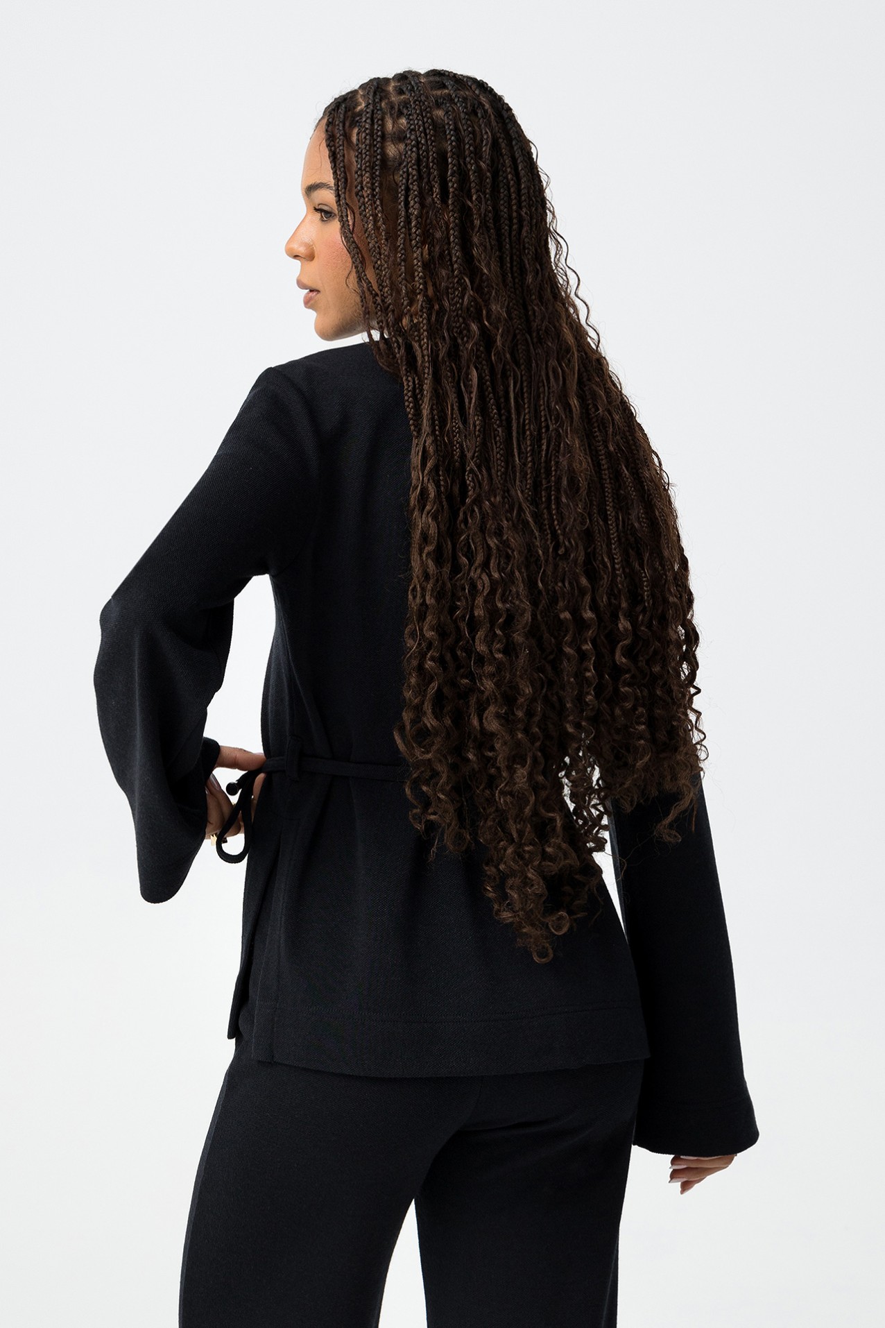 Black Long Sleeve Top