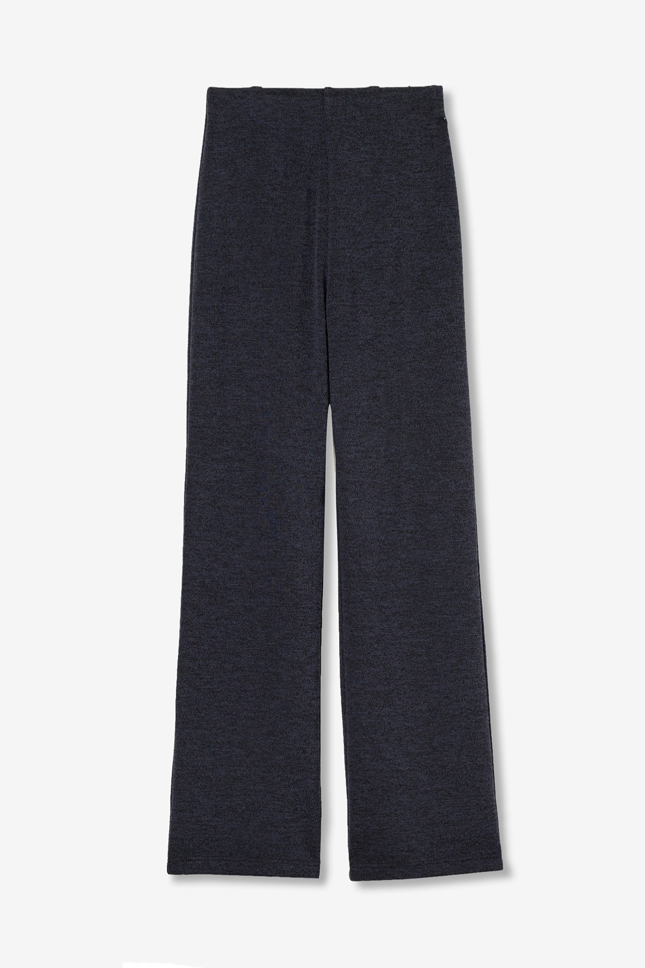 Black Straight-Leg Trousers
