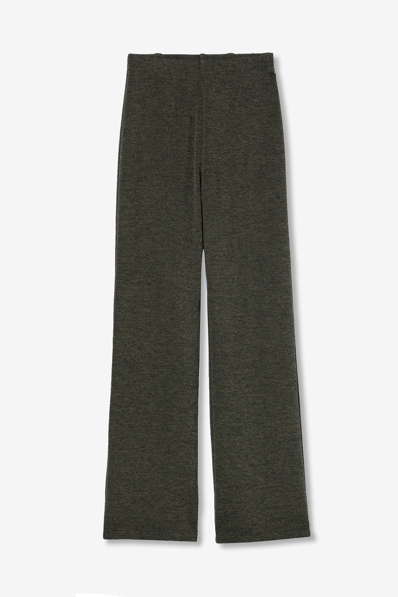 Dark Green Straight Pants